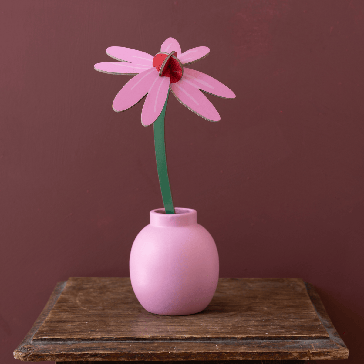 Studio Roof Decorazione parete Everlasting Flower Small - Pink Coneflower