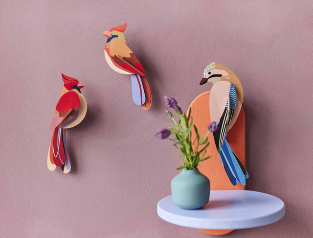 Studio Roof Decorazione parete Garden Bird - Cardinals