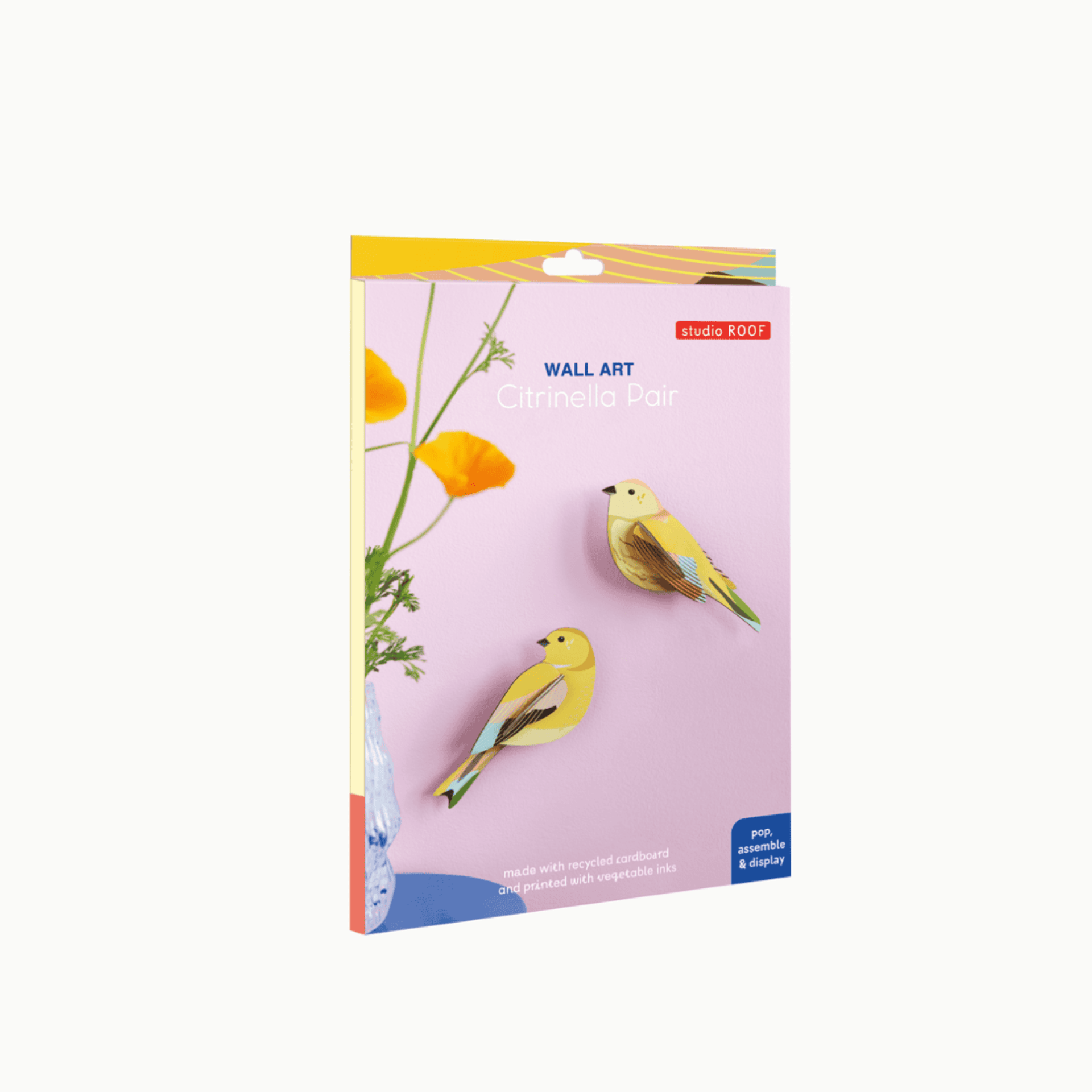 Studio Roof Decorazione parete Garden Bird - Citrinella Pair