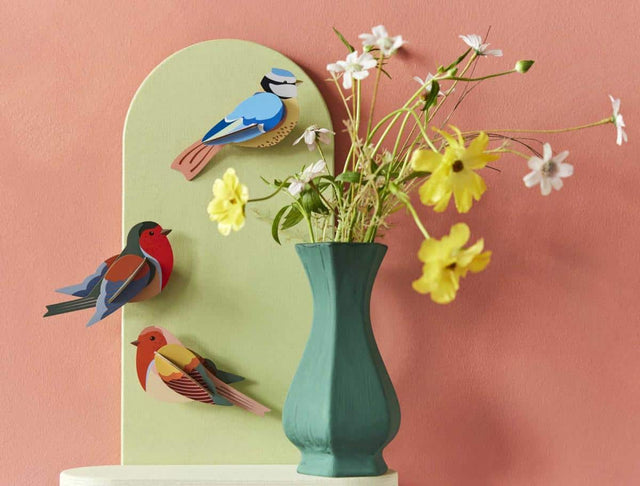 Studio Roof Decorazione parete Garden Bird - Robins