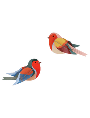 Studio Roof Decorazione parete Garden Bird - Robins