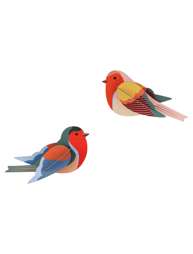 Studio Roof Decorazione parete Garden Bird - Robins