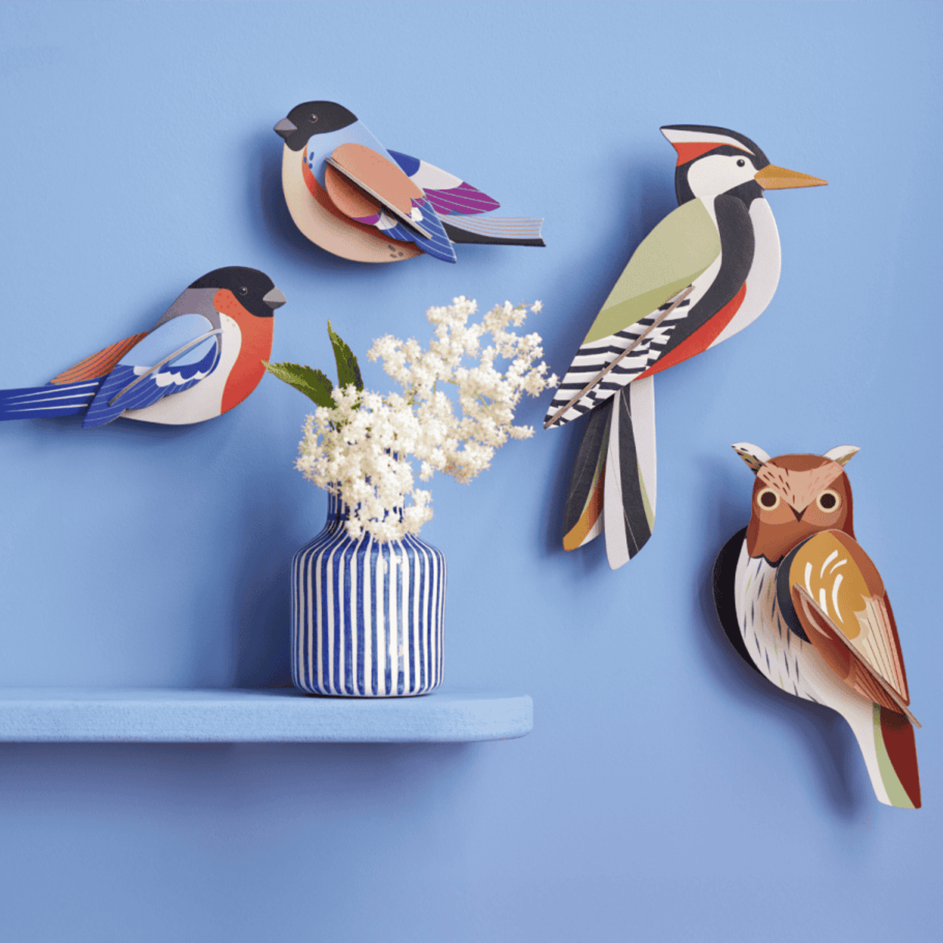 Studio Roof Decorazione parete Garden Bird - Tawny Owl