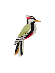 Studio Roof Decorazione parete Garden Bird - Woodpecker