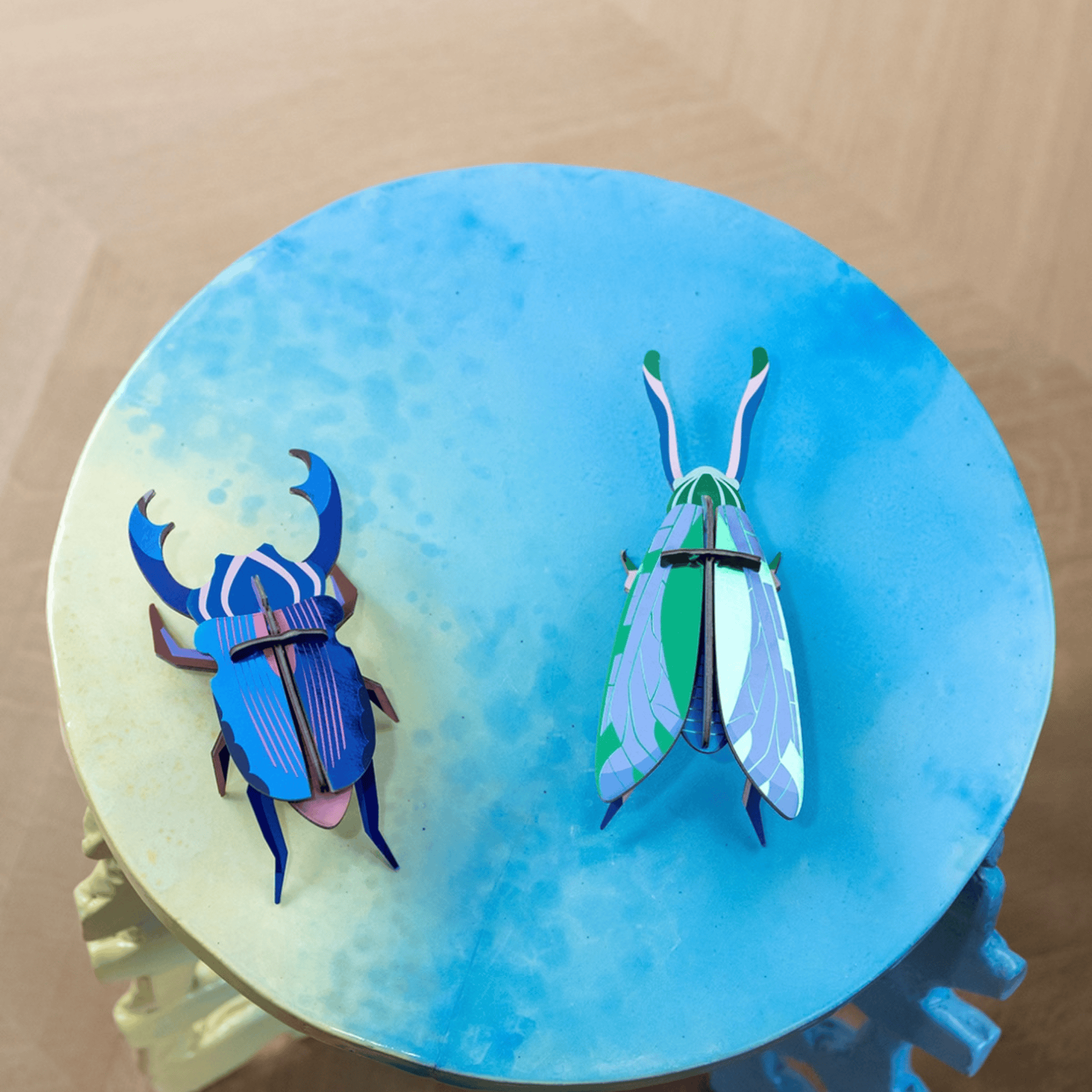 Studio Roof Decorazione parete Jade Grasshopper Beetle