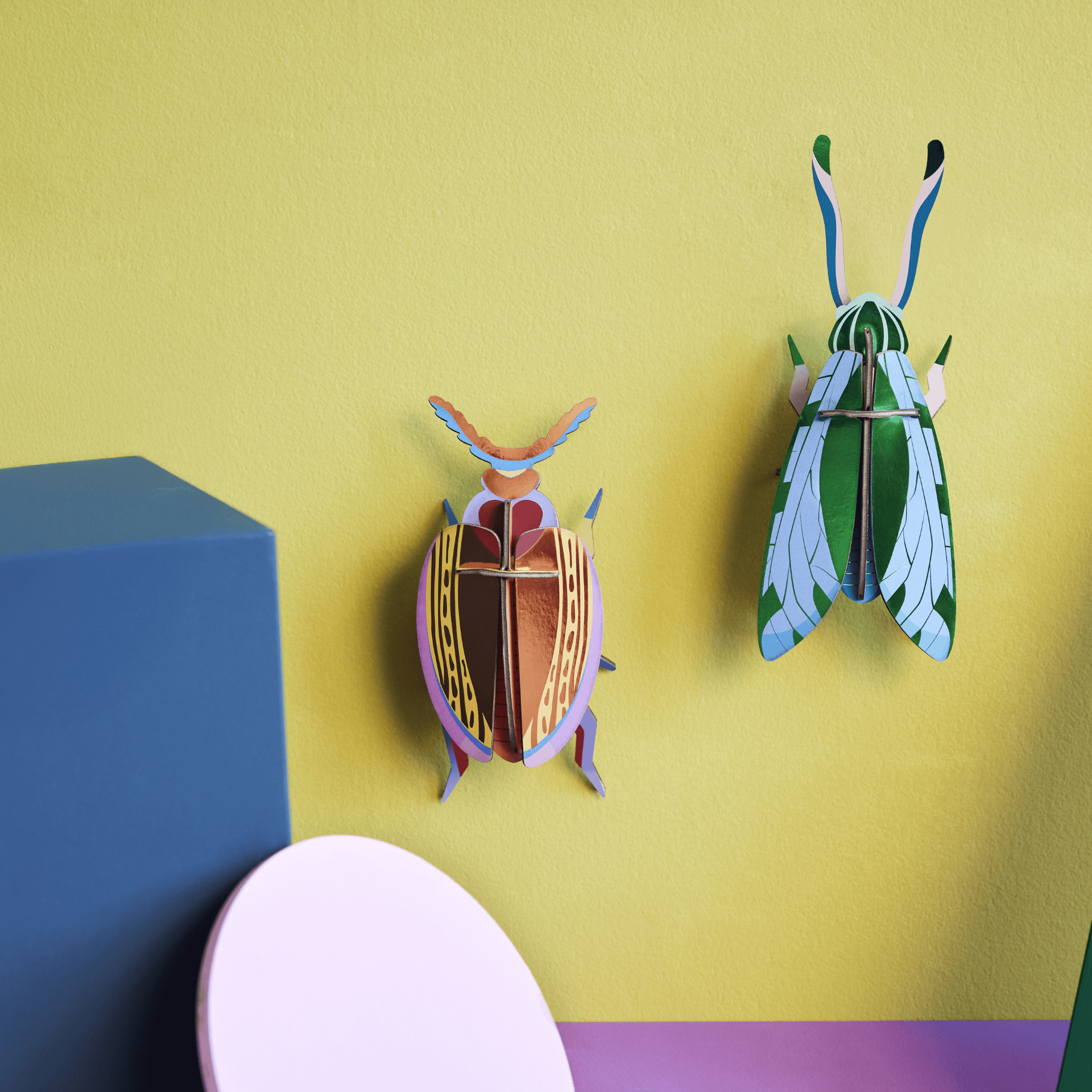 Studio Roof Decorazione parete Jade Grasshopper Beetle