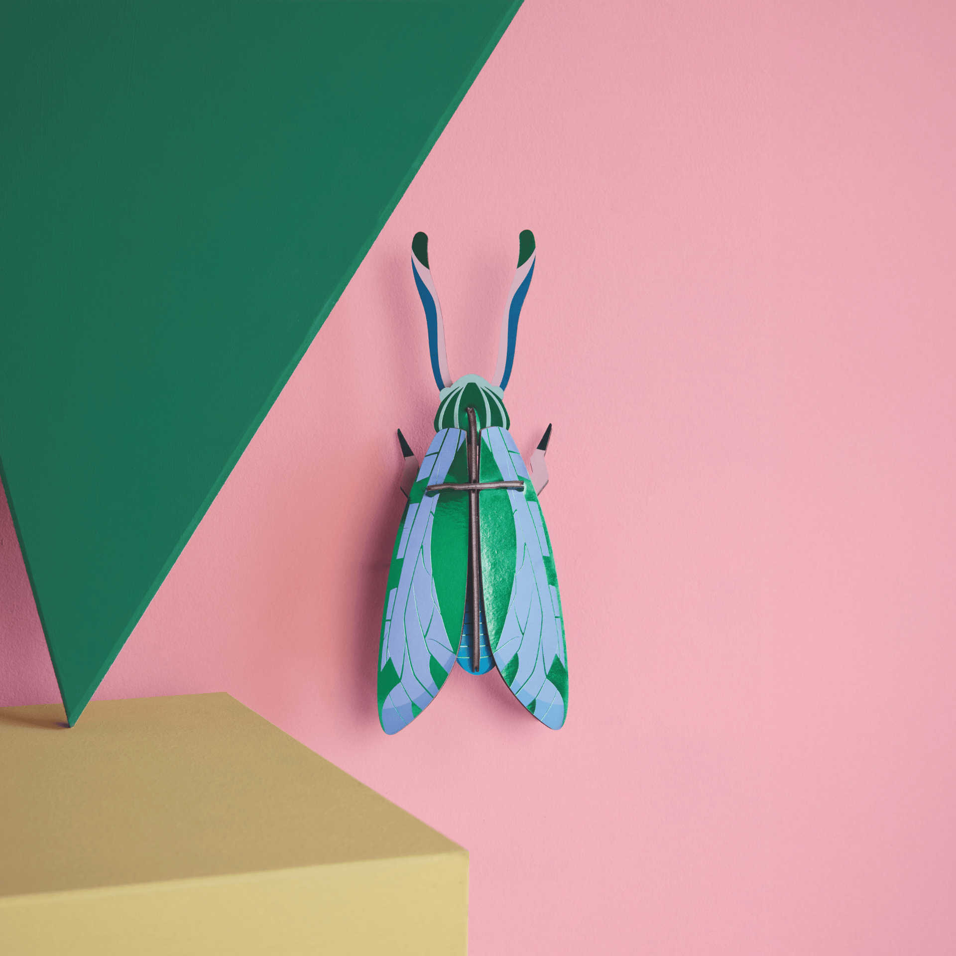 Studio Roof Decorazione parete Jade Grasshopper Beetle