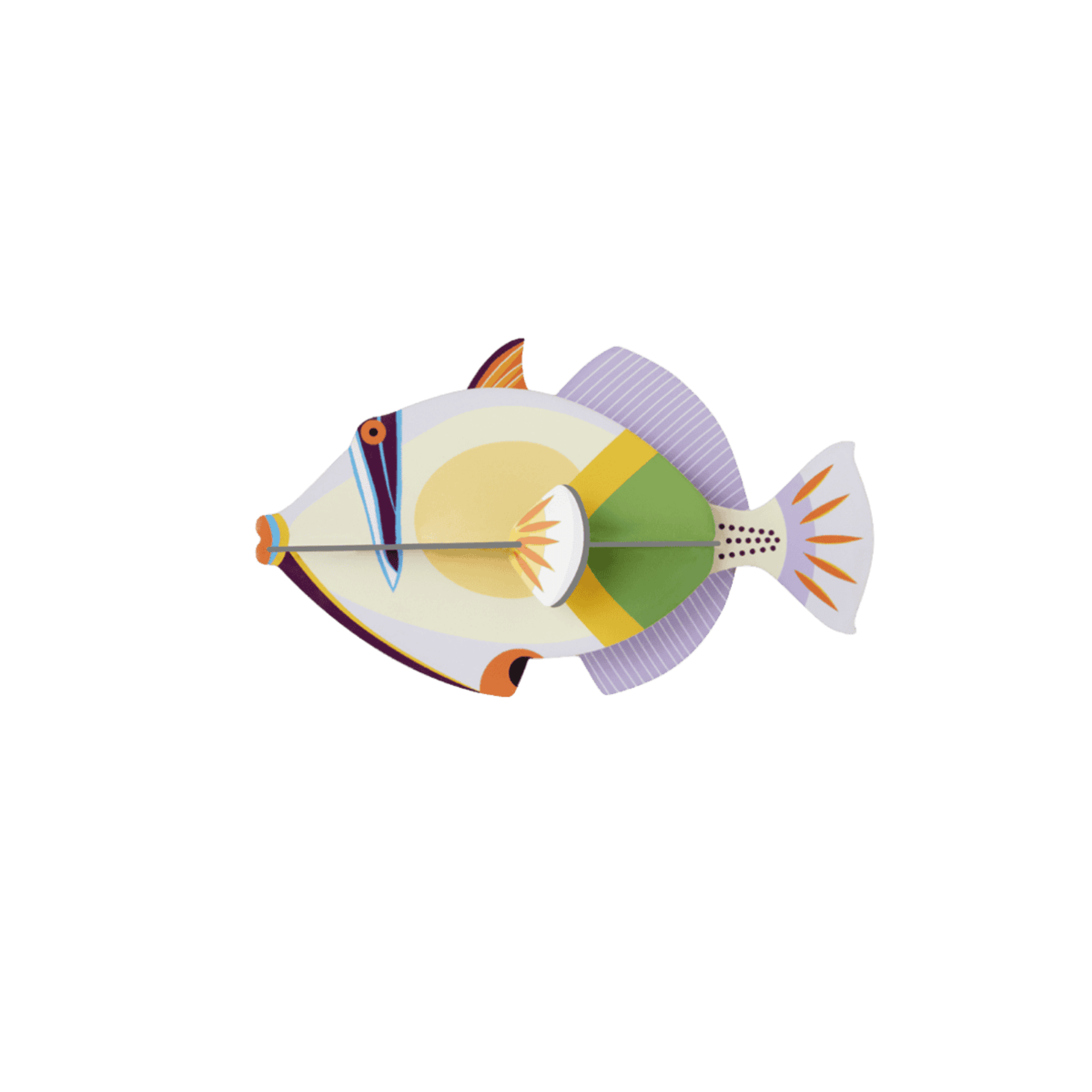 Studio Roof Decorazione parete Lagoon Triggerfish