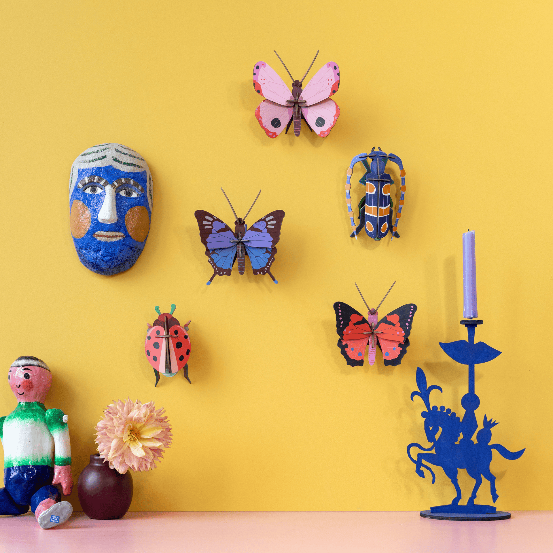 Studio Roof Decorazione parete Large Fox Butterfly