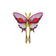 Studio Roof Decorazione parete Lilac Comet Butterfly