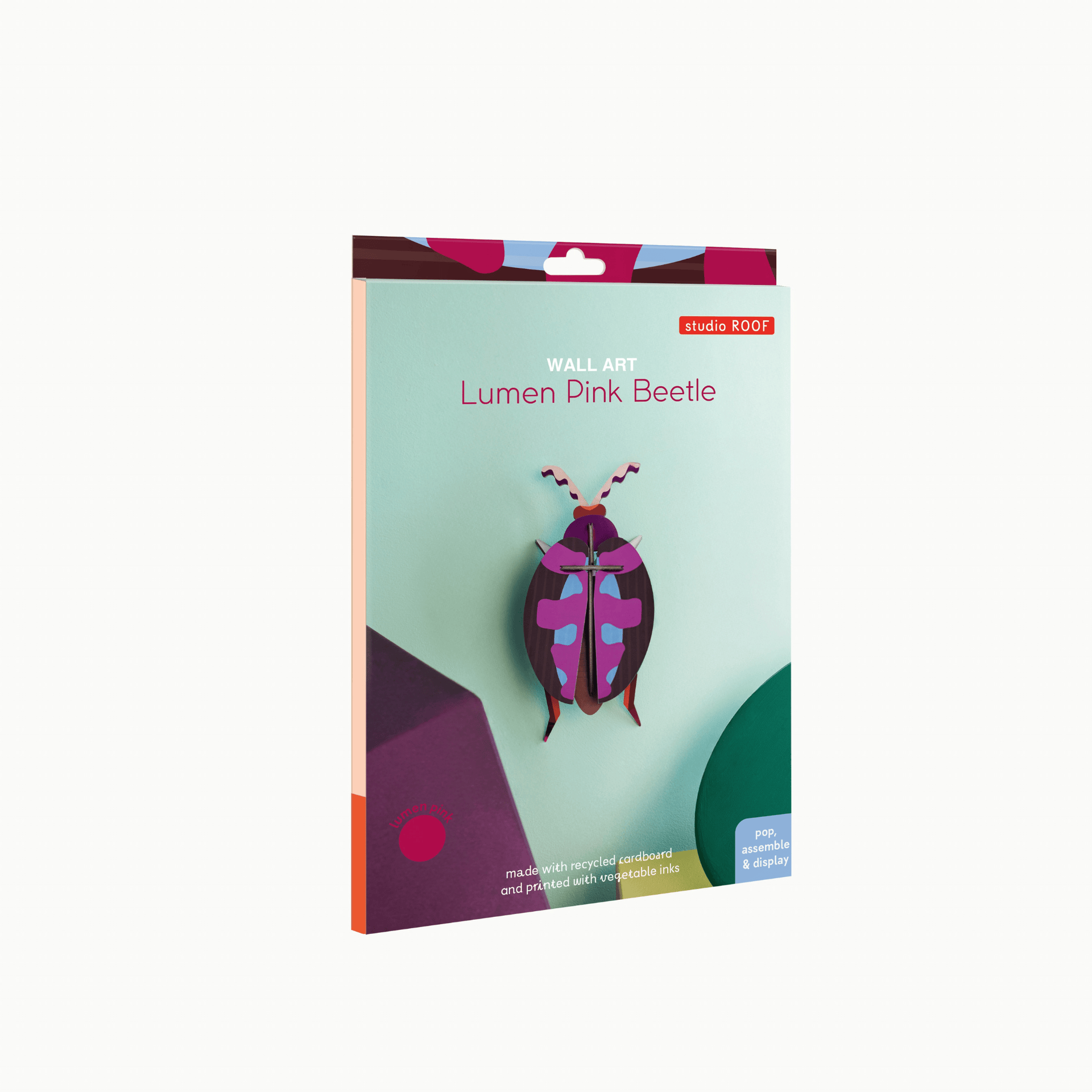 Studio Roof Decorazione parete Lumen Pink Beetle