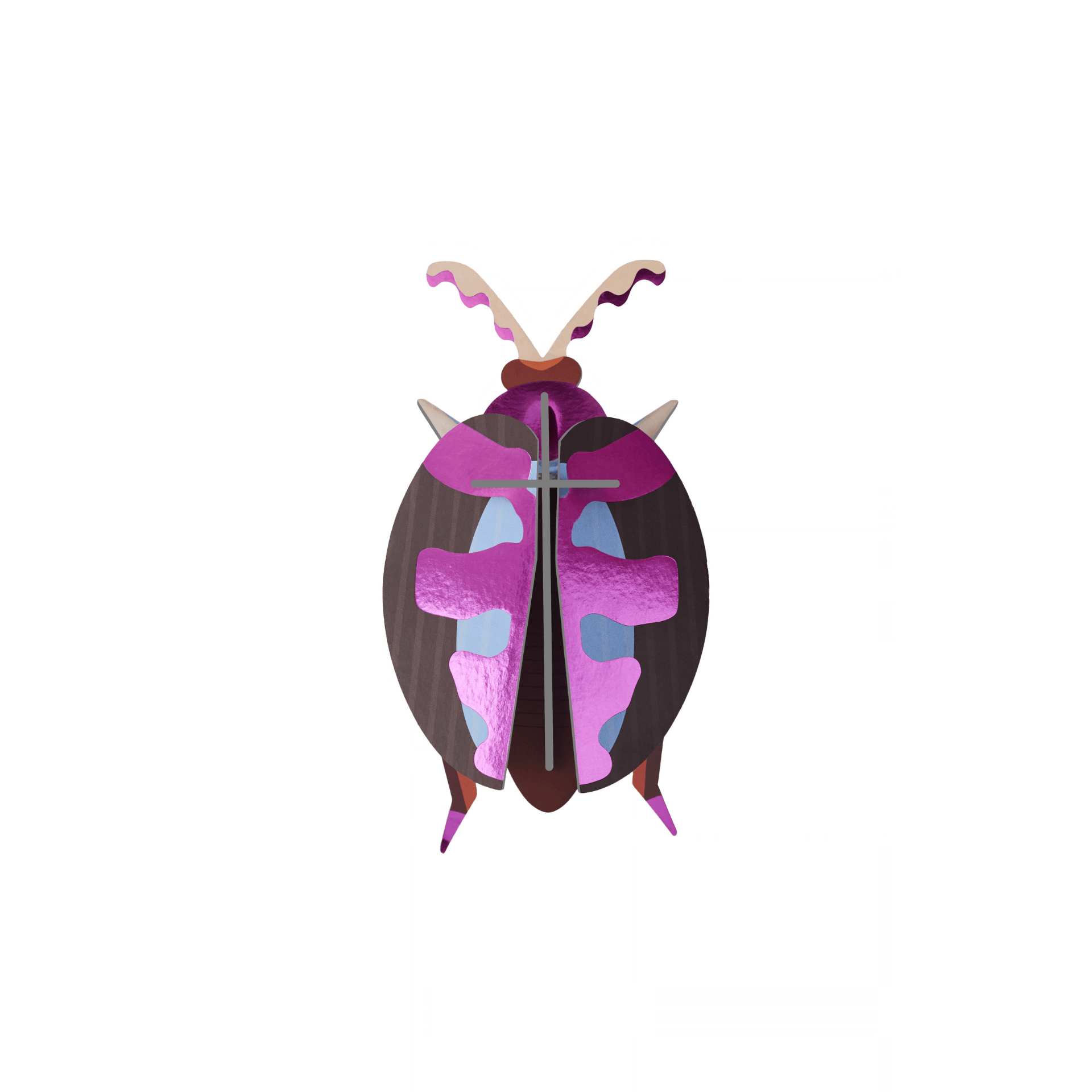Studio Roof Decorazione parete Lumen Pink Beetle