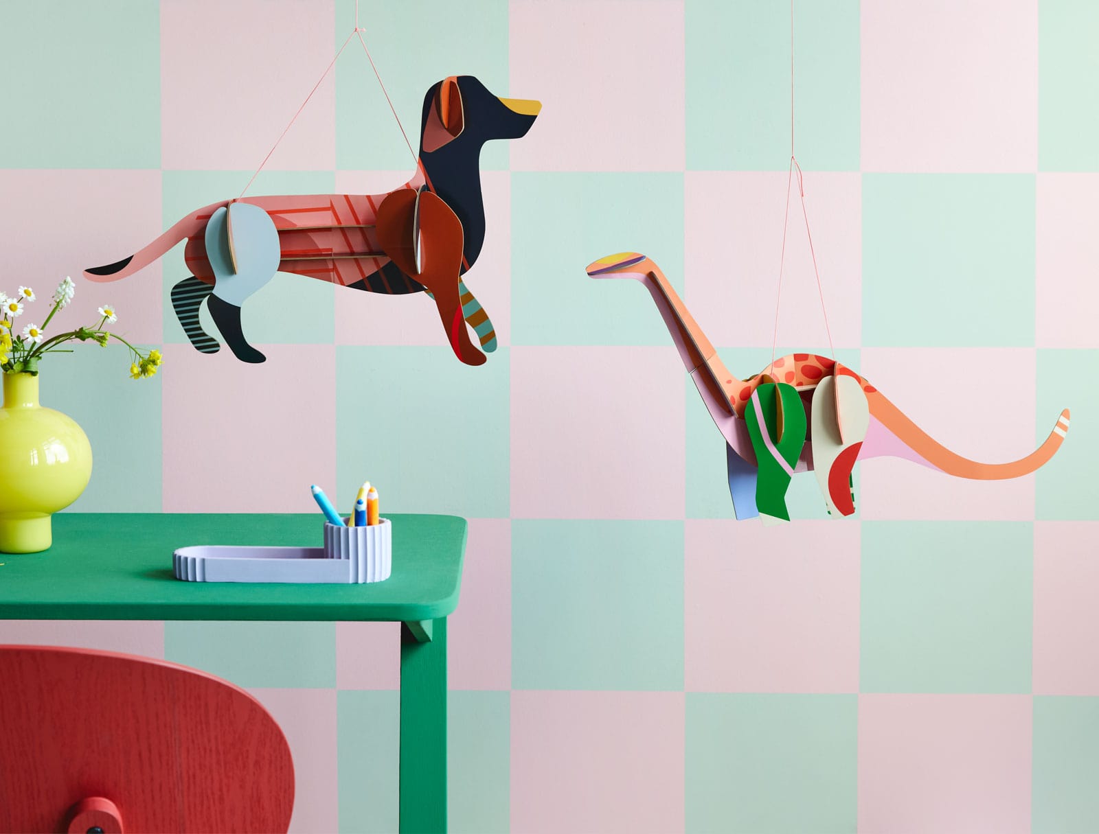 Studio Roof Decorazione parete Mascot Milo Diplodocus