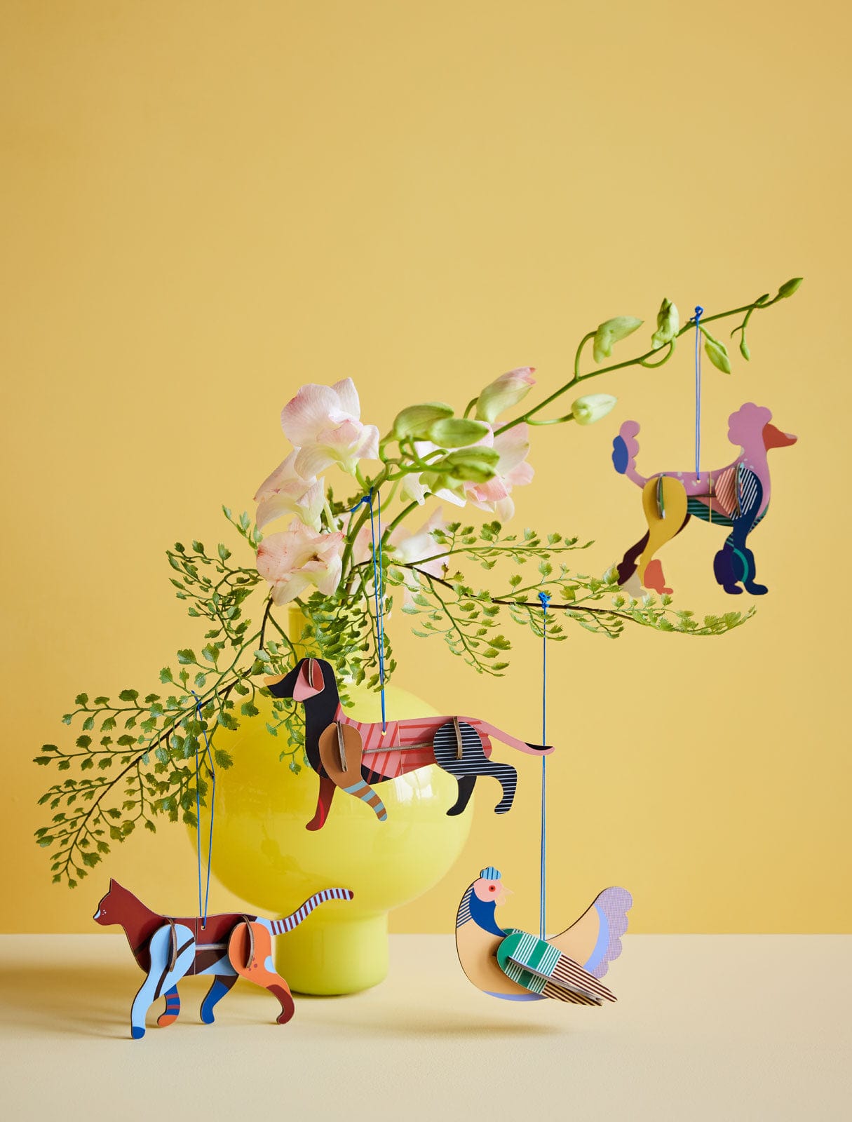 Studio Roof Decorazione parete Ornament Cat