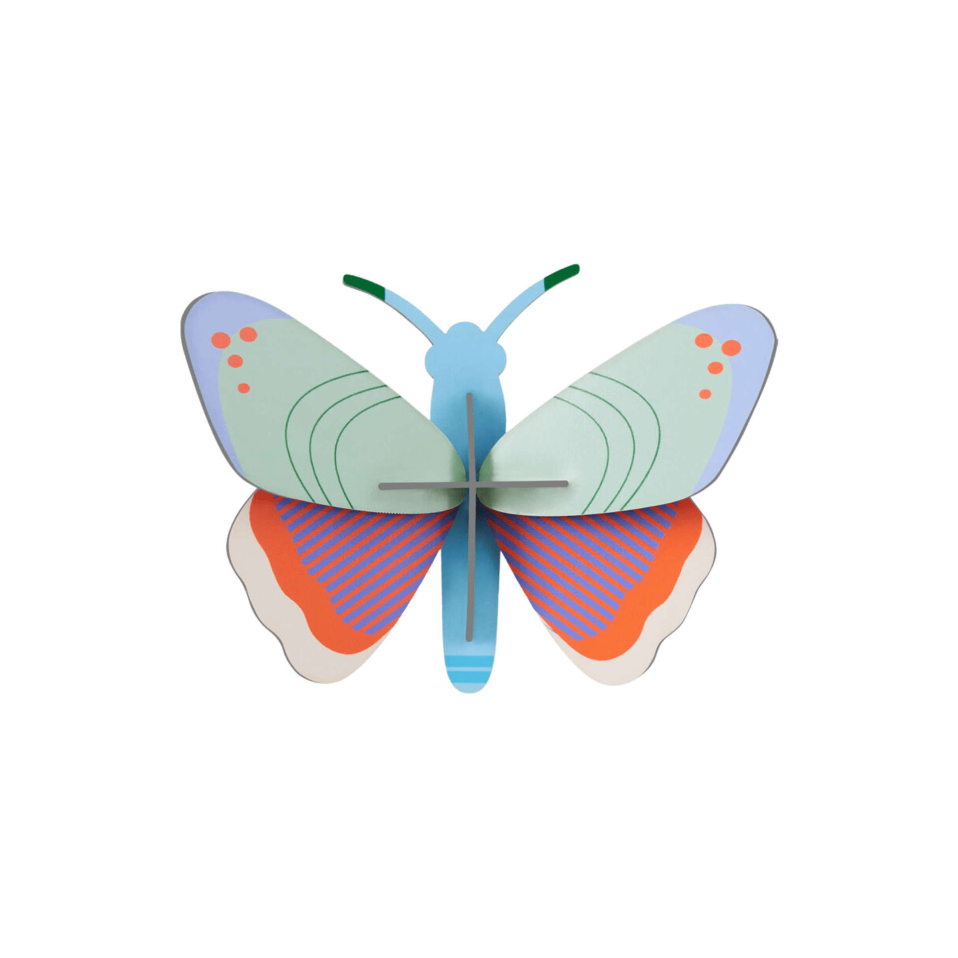 Studio Roof Decorazione parete Ornament Dotted Butterfly