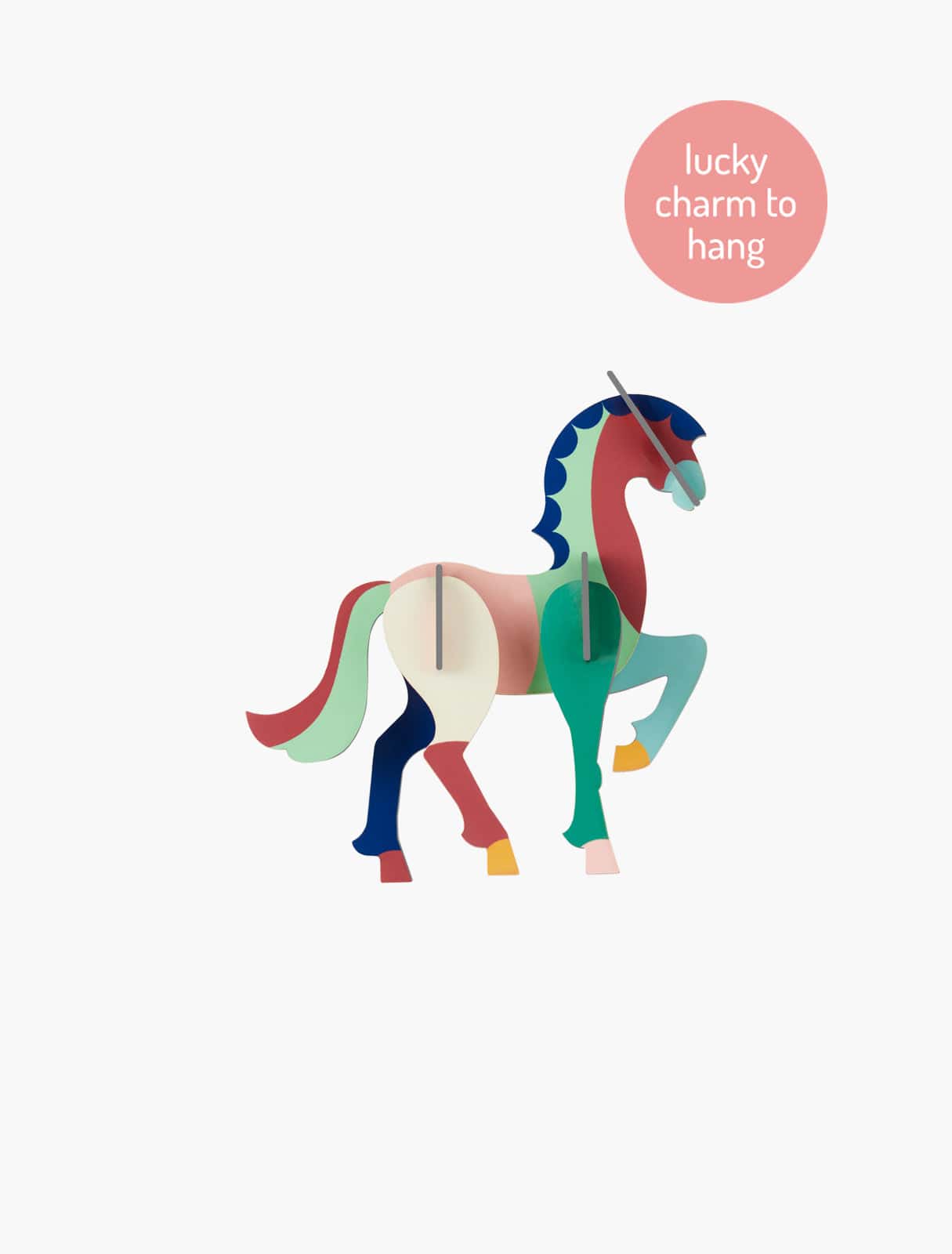 Studio Roof Decorazione parete Ornament Horse