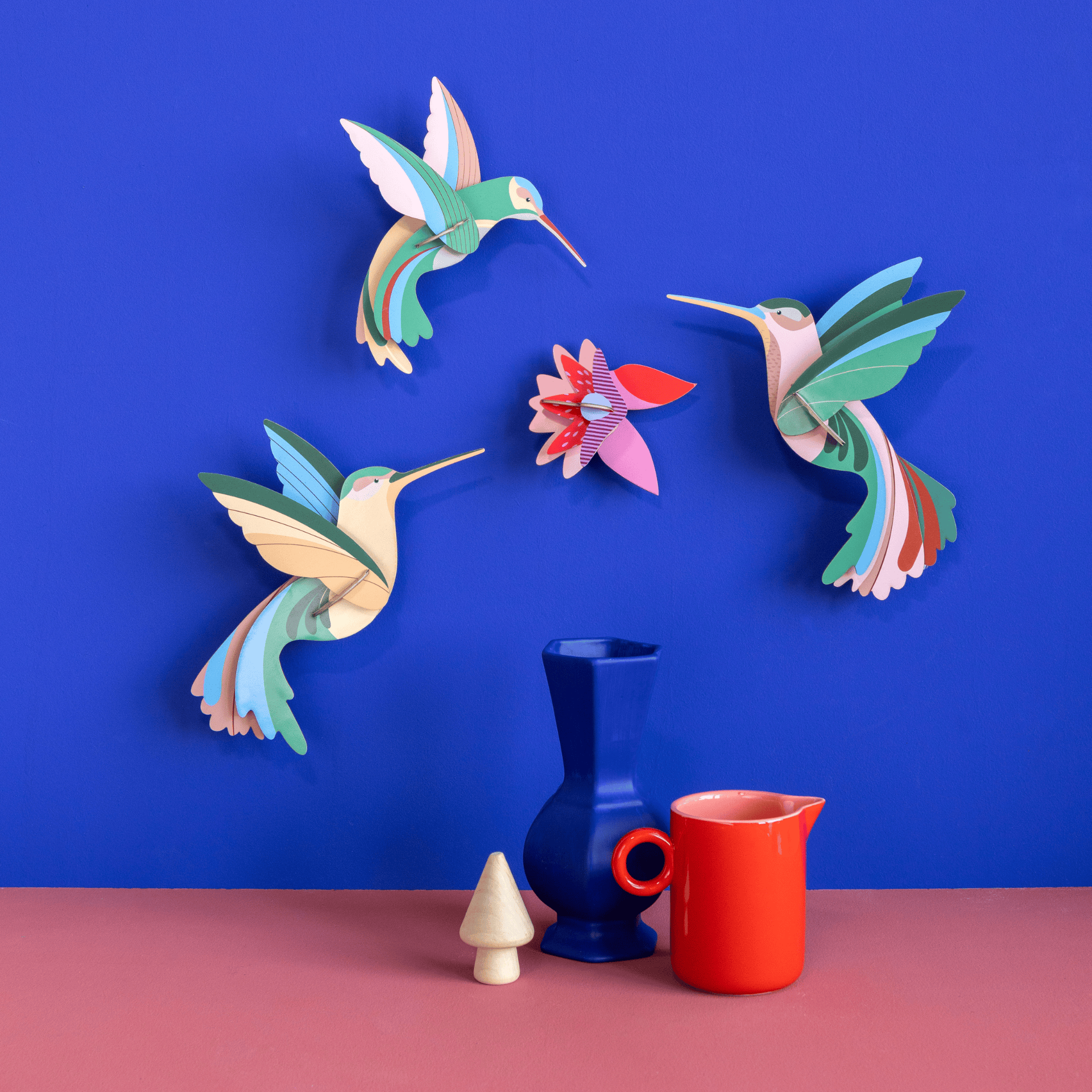 Studio Roof Decorazione parete Paradise Bird - Dance of Hummingbirds