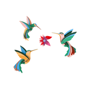 Studio Roof Decorazione parete Paradise Bird - Dance of Hummingbirds