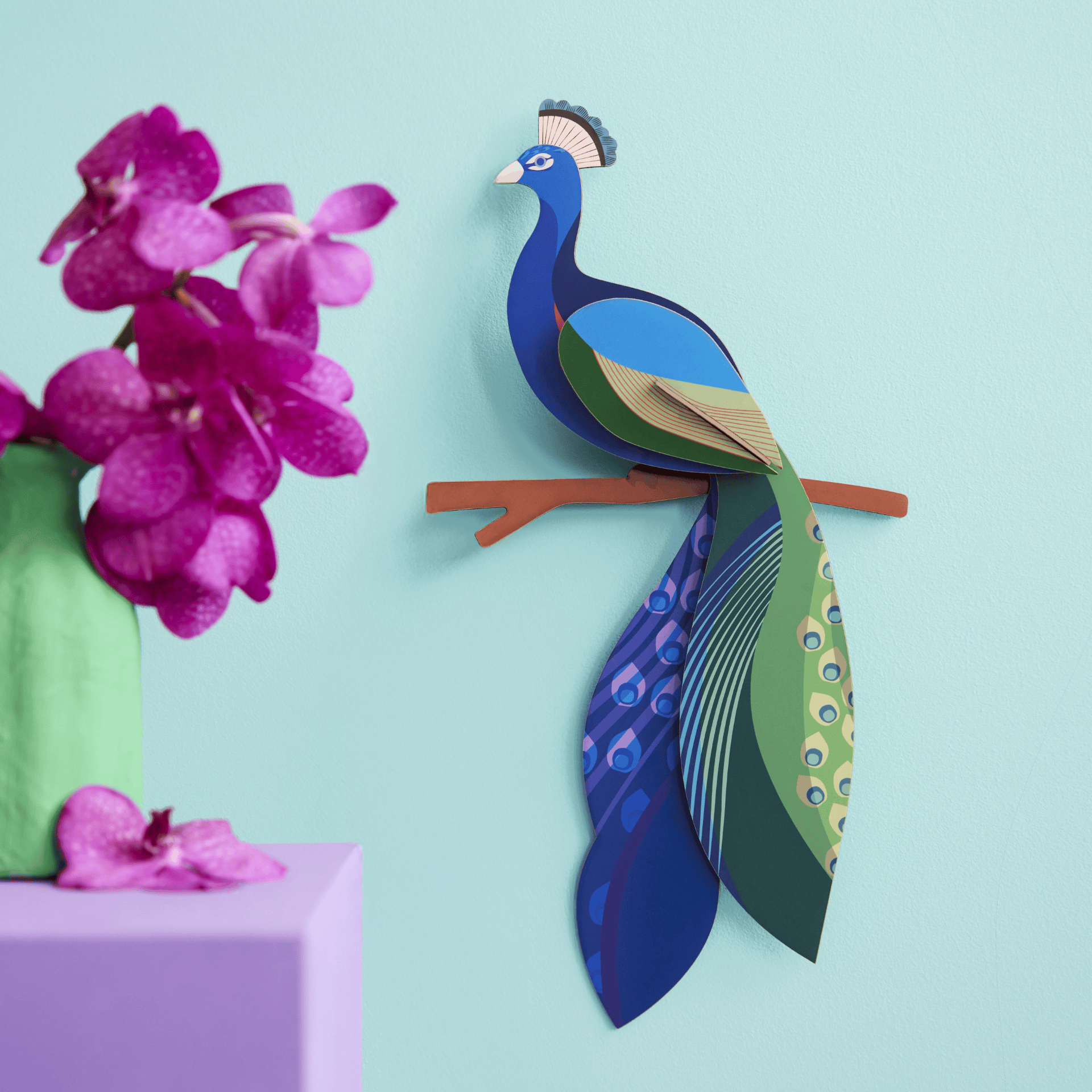 Studio Roof Decorazione parete Peacock Bird