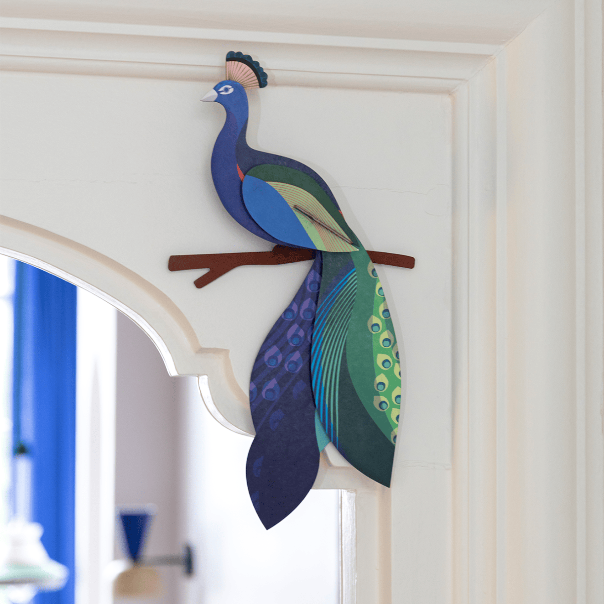Studio Roof Decorazione parete Peacock Bird
