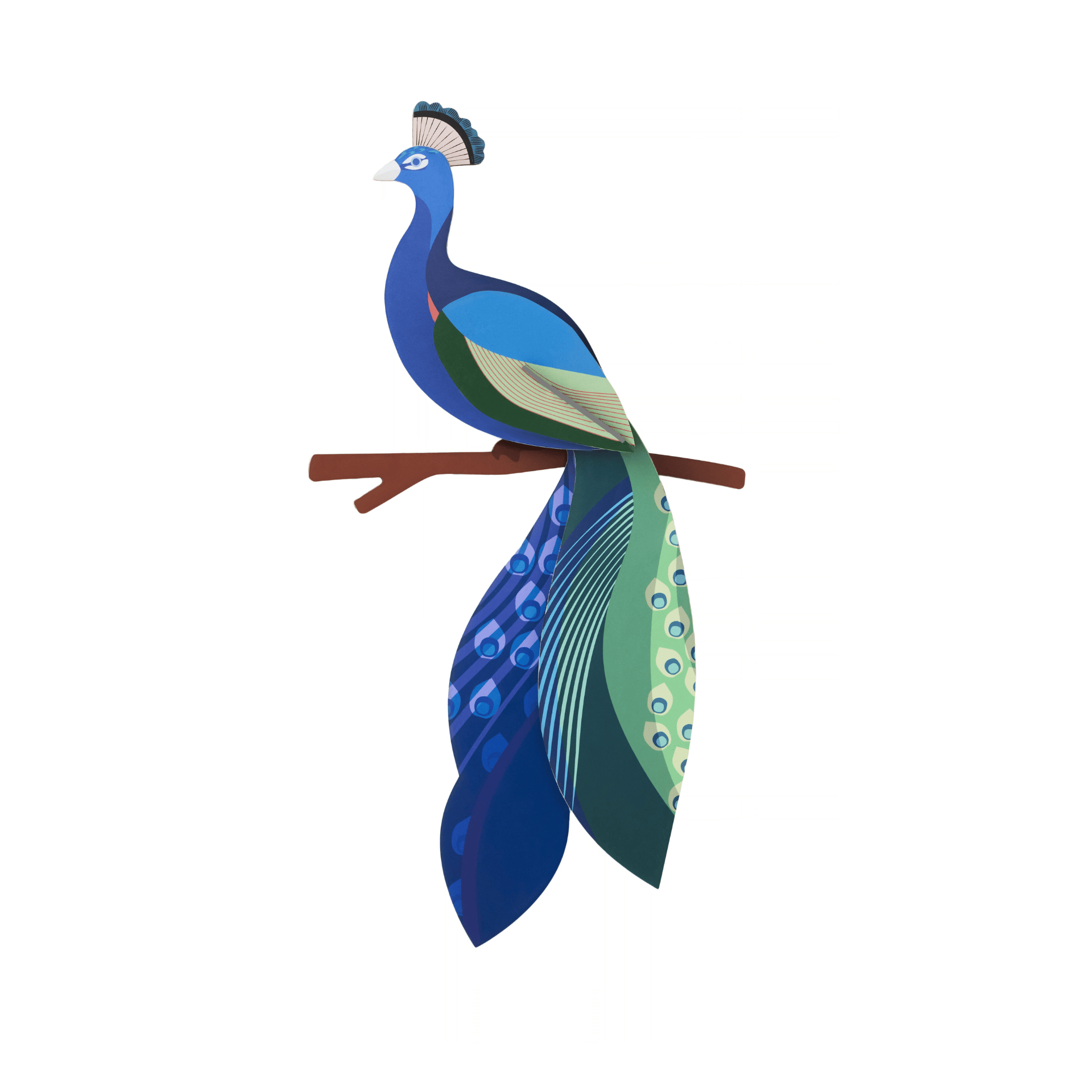 Studio Roof Decorazione parete Peacock Bird