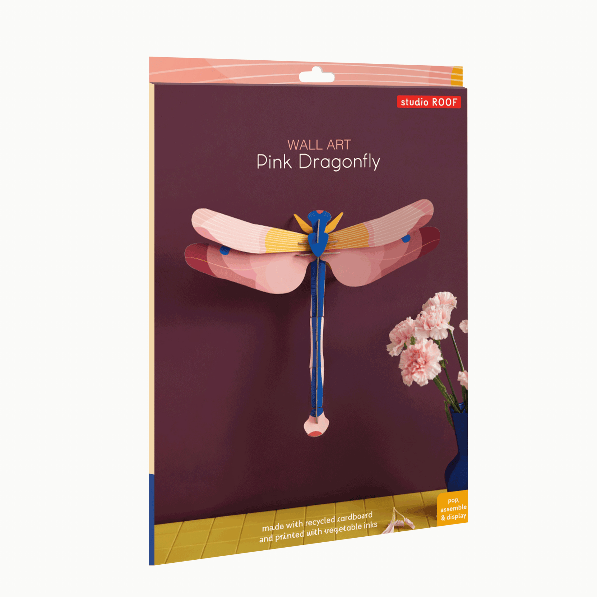 Studio Roof Decorazione parete Pink Dragonfly - new edition