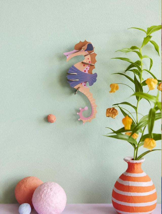 Studio Roof Decorazione parete Pink Seahorse