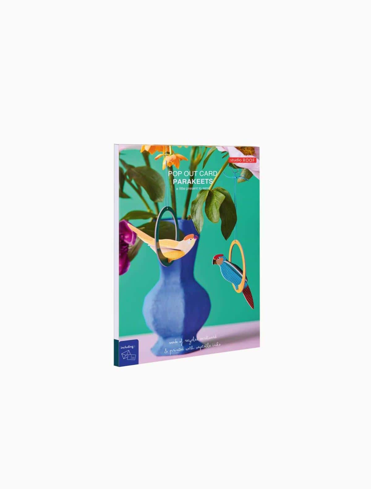 Studio Roof Decorazione parete Pop out Card - Parakeets