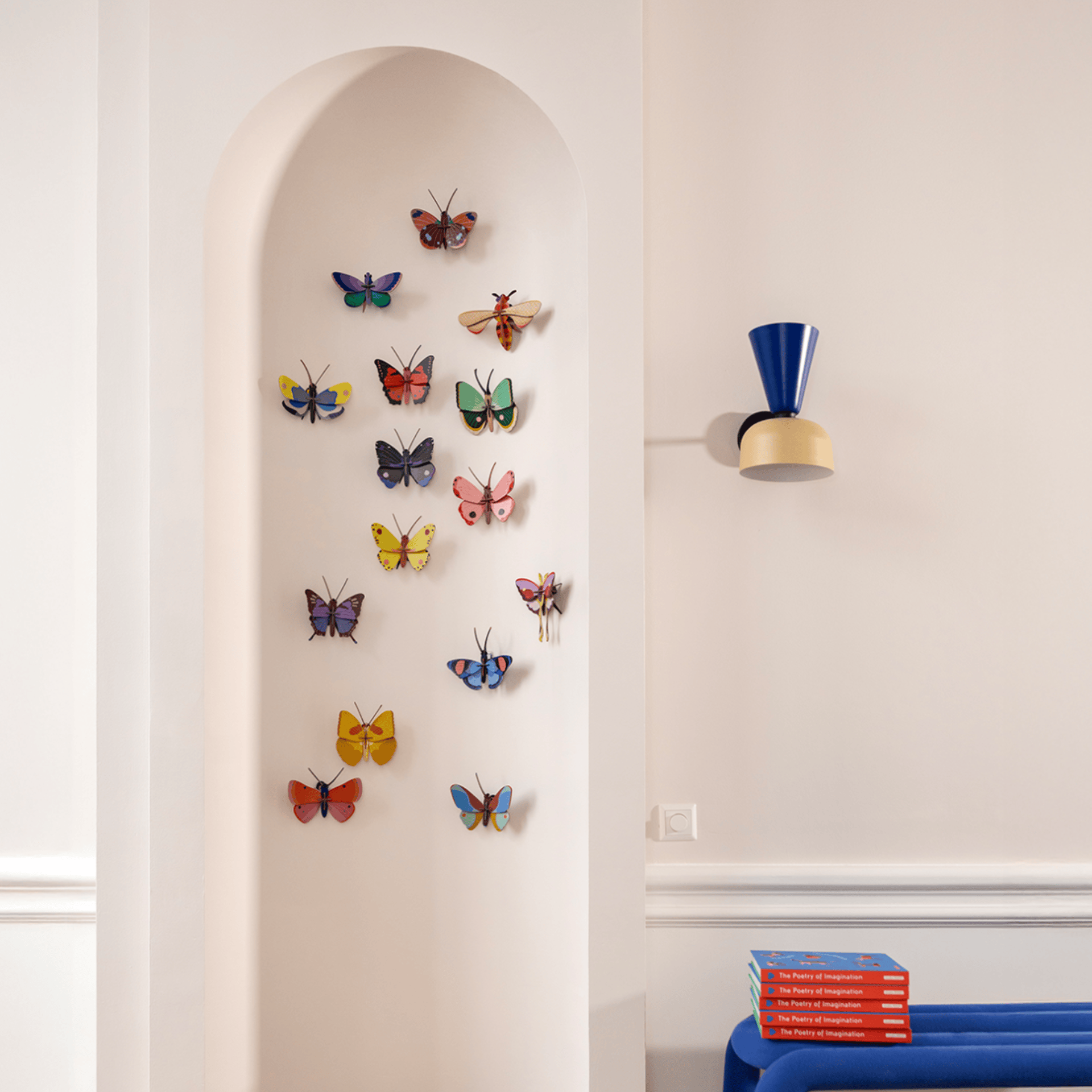 Studio Roof Decorazione parete Rosora Butterfly