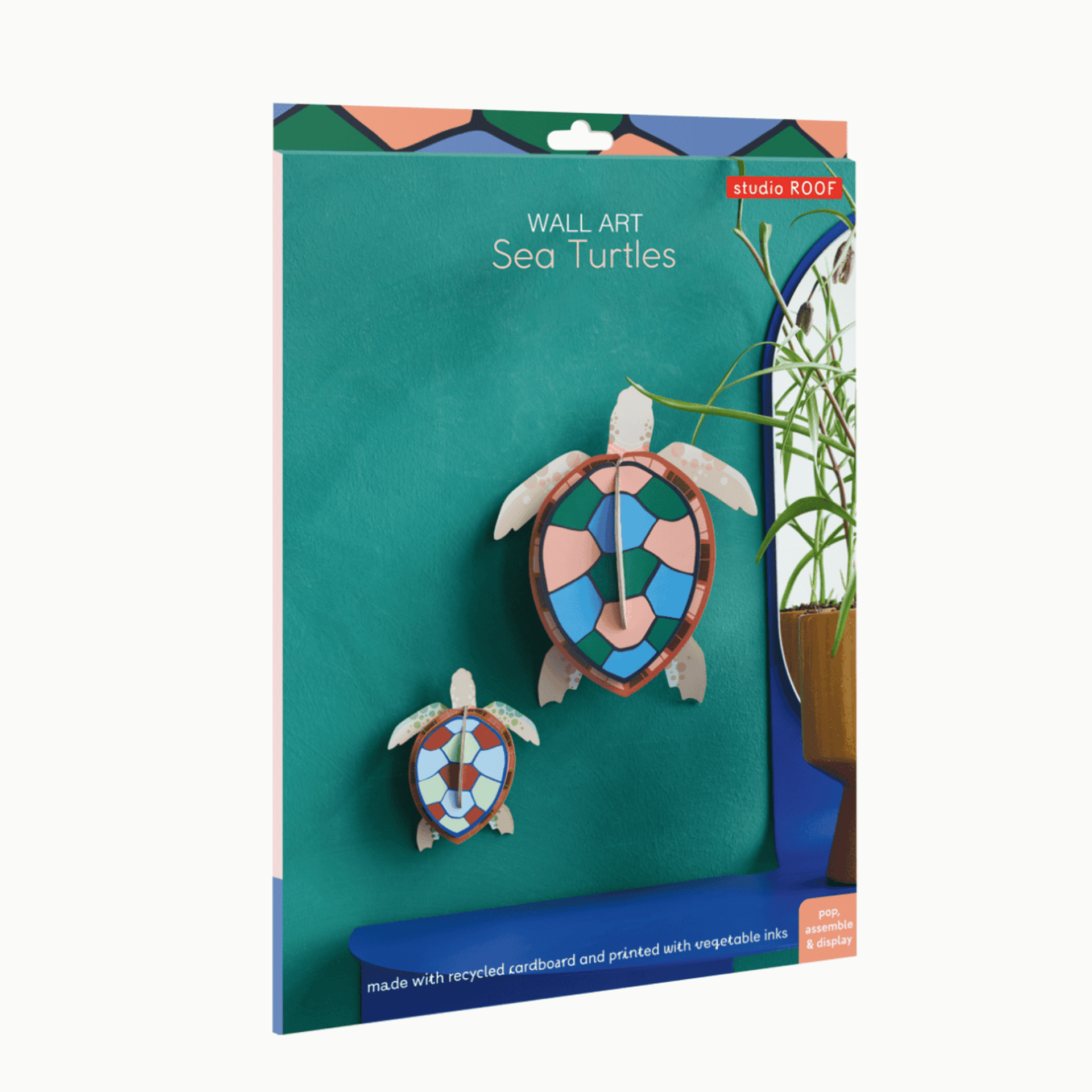 Studio Roof Decorazione parete Set di Sea Turtles