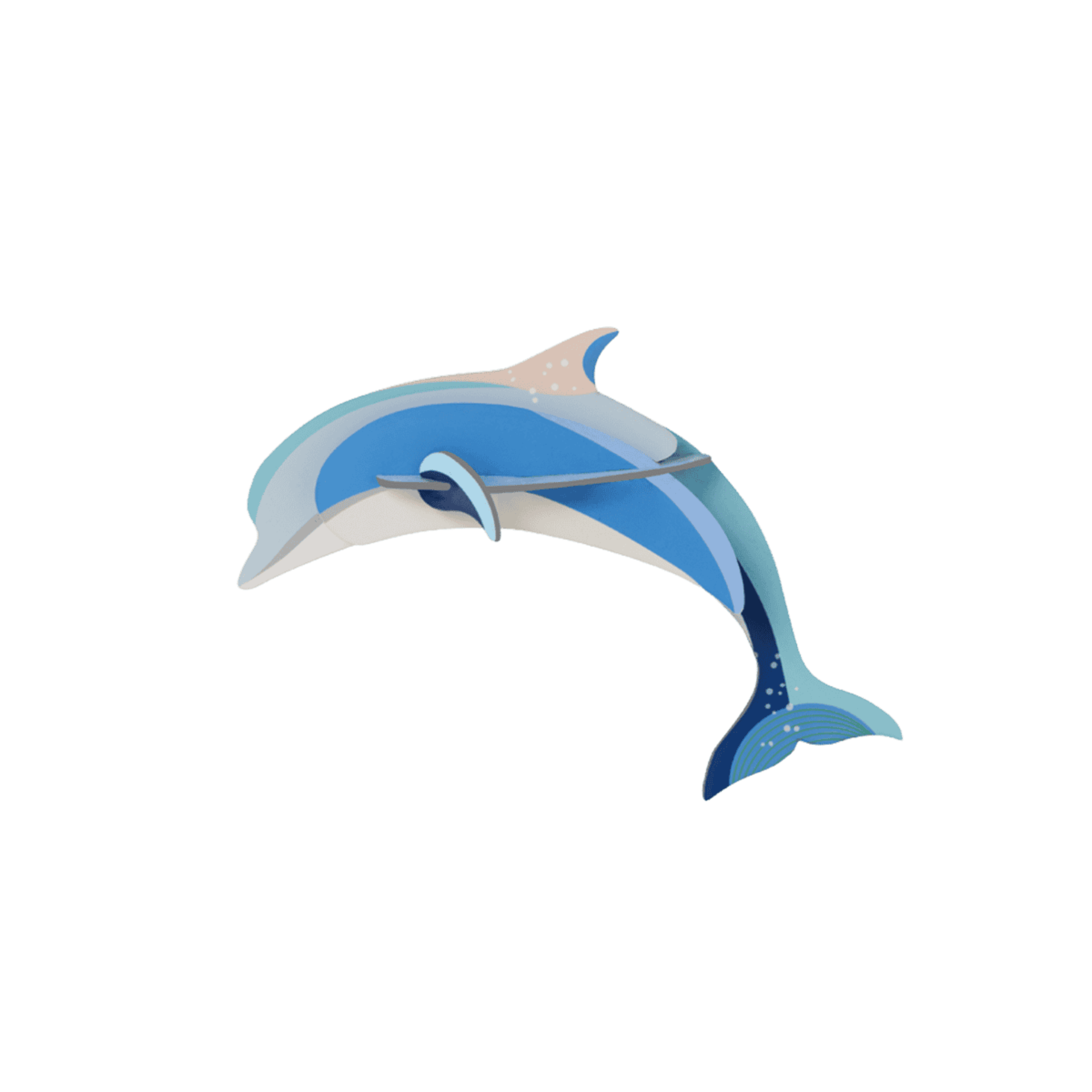 studio roof Decorazione parete Wild Animals - Dolphin