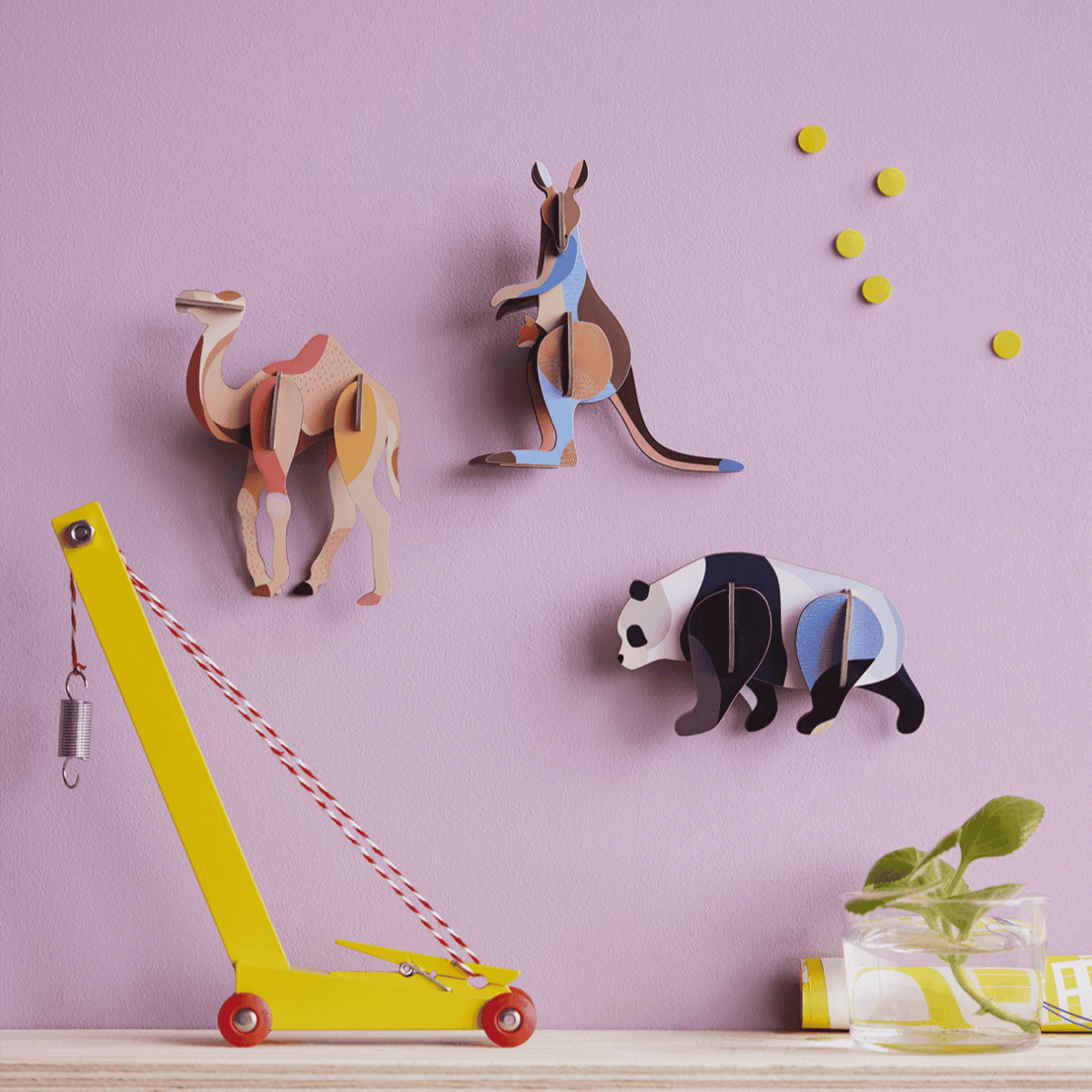 studio roof Decorazione parete Wild Animals - Kangaroo