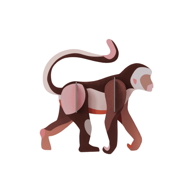 studio roof Decorazione parete Wild Animals - Monkey