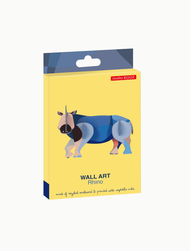 studio roof Decorazione parete Wild Animals - Rhino