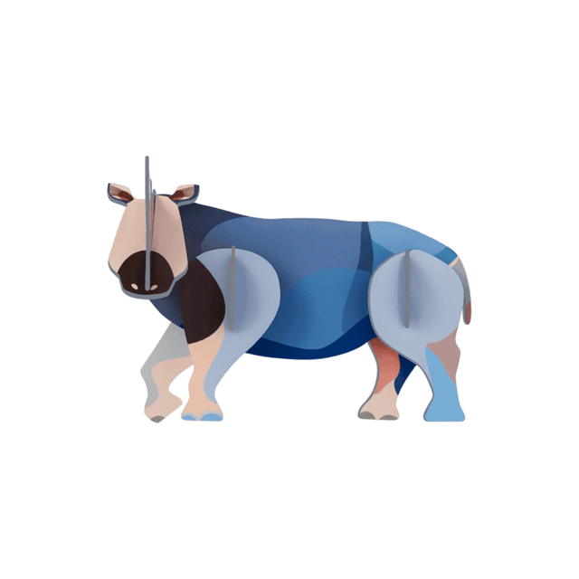 studio roof Decorazione parete Wild Animals - Rhino