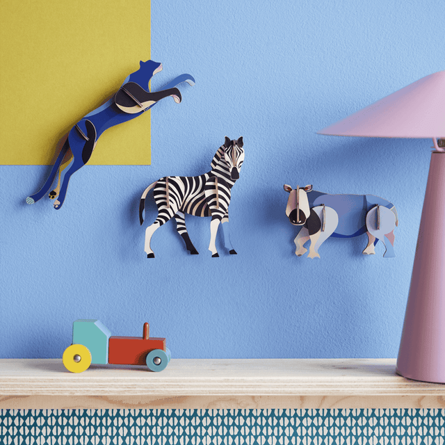 studio roof Decorazione parete Wild Animals - Zebra