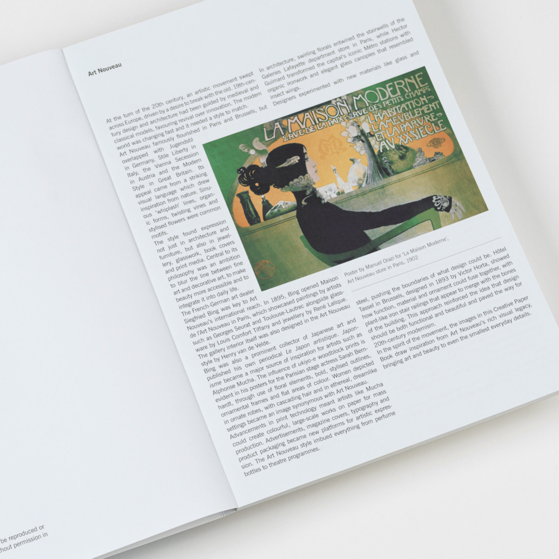 Pepin Press DIY Creative Paper Book - Art Nouveau