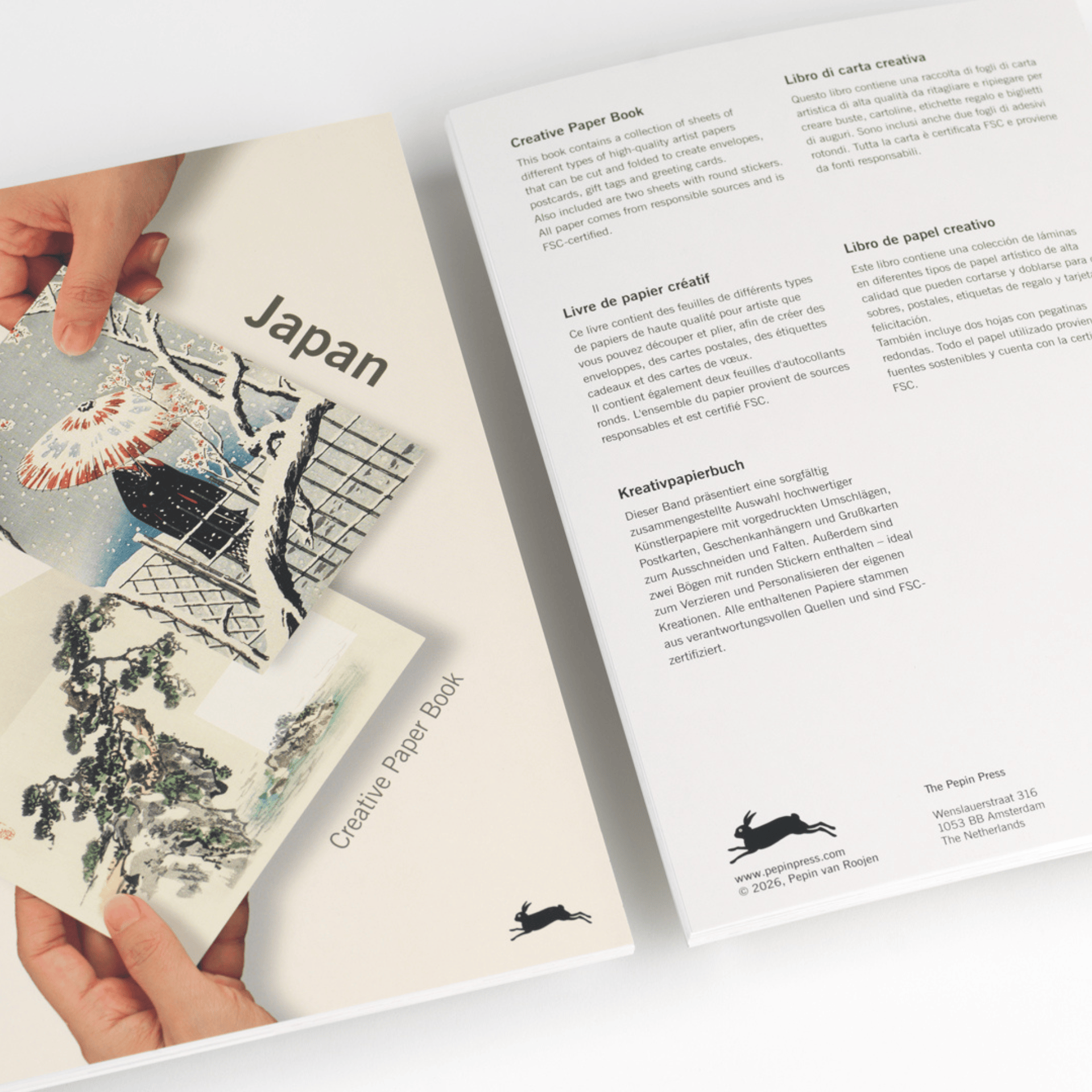 Pepin Press DIY Creative Paper Book - Japan