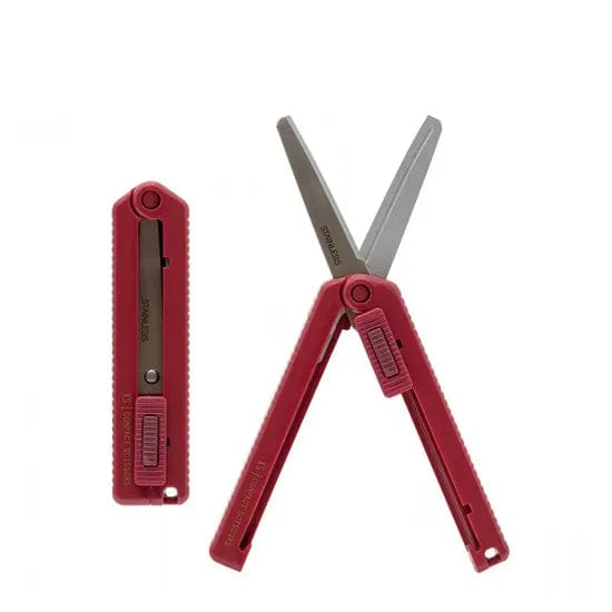 Midori DIY DARK RED Midori Compact Scissors XS