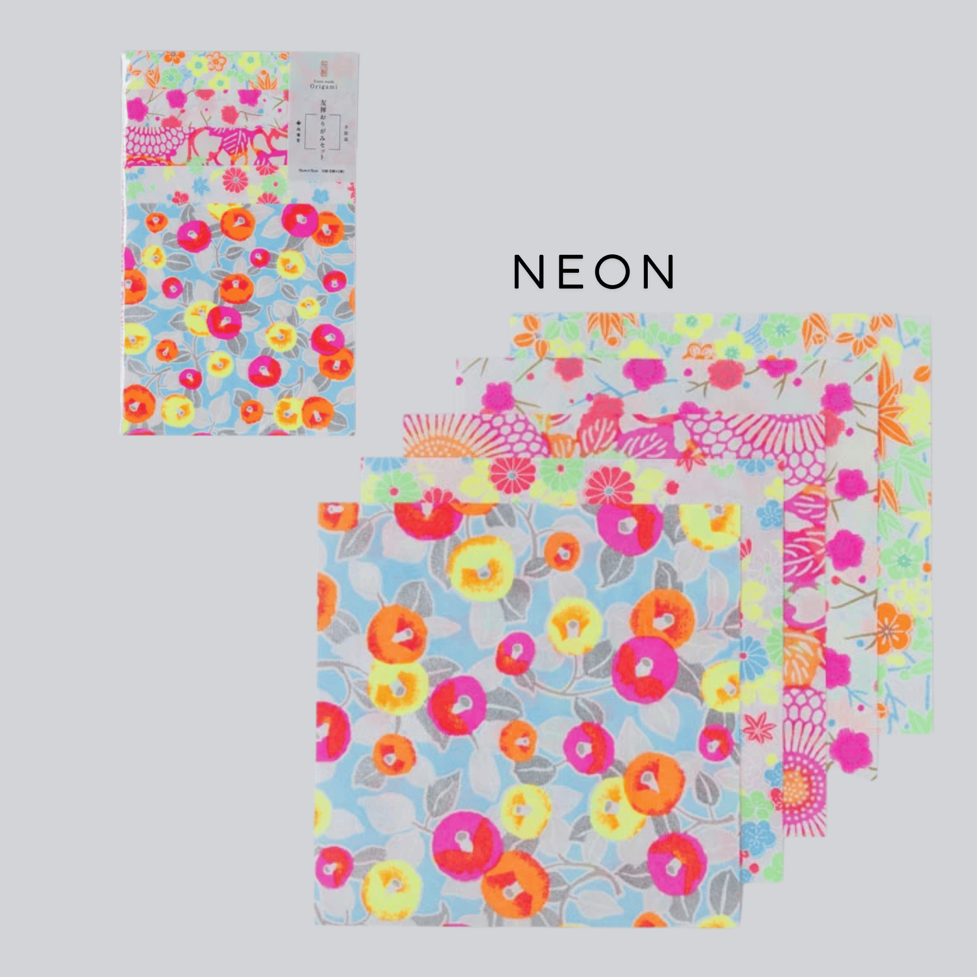 Shogado DIY NEON Origami Shogado - Yuzen Washi