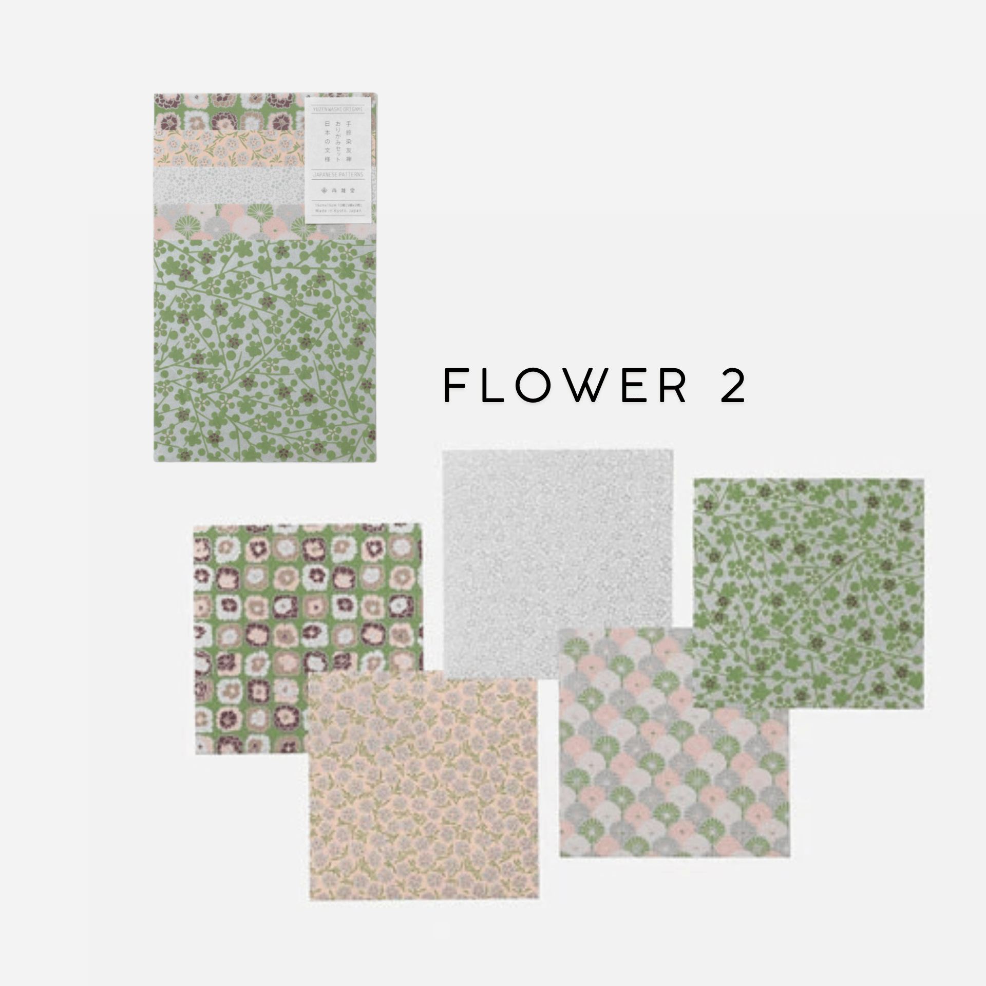 Shogado DIY FLOWER 2 Origami Shogado - Yuzen Washi
