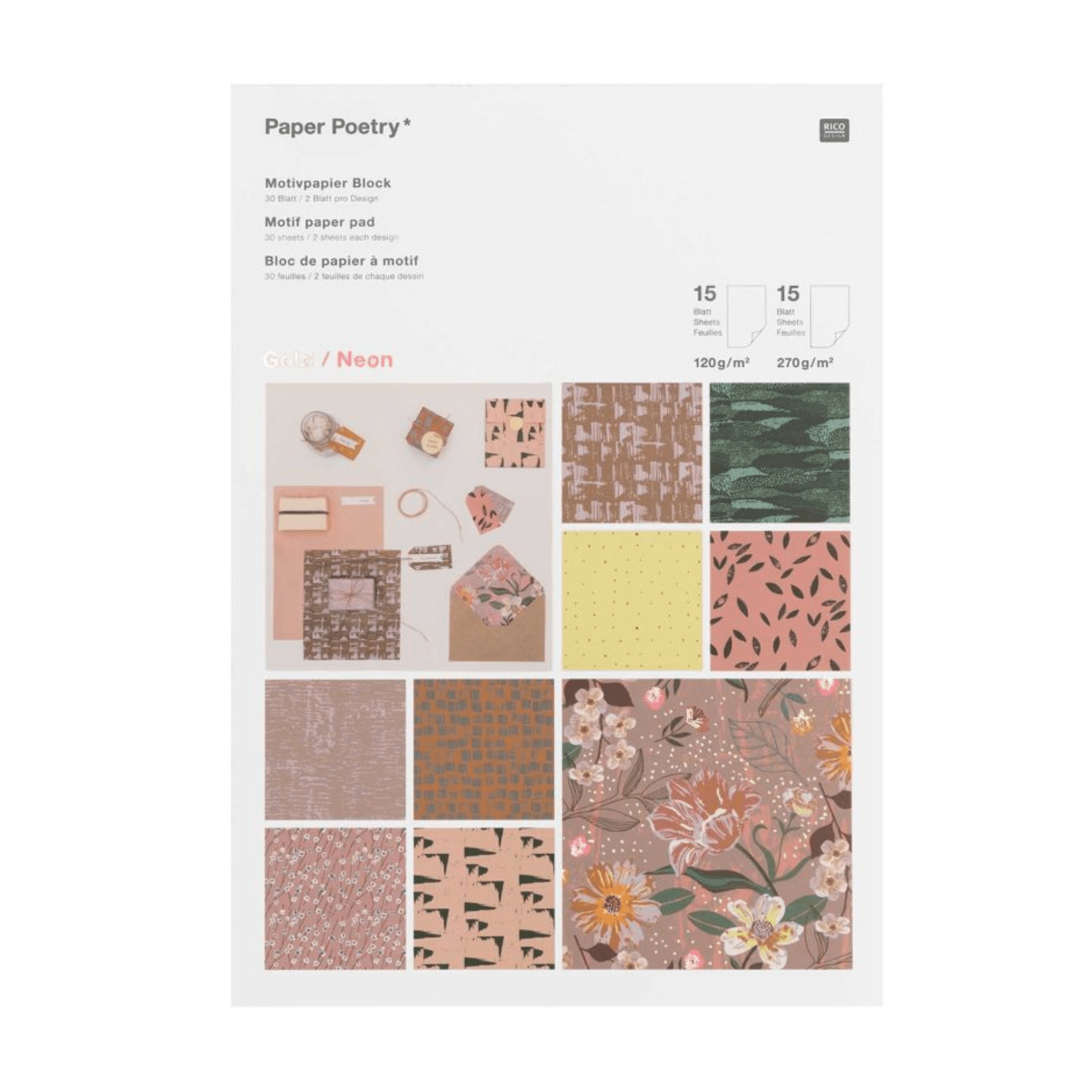 Rico Design DIY Paper Lovers Pad - Nature Matters