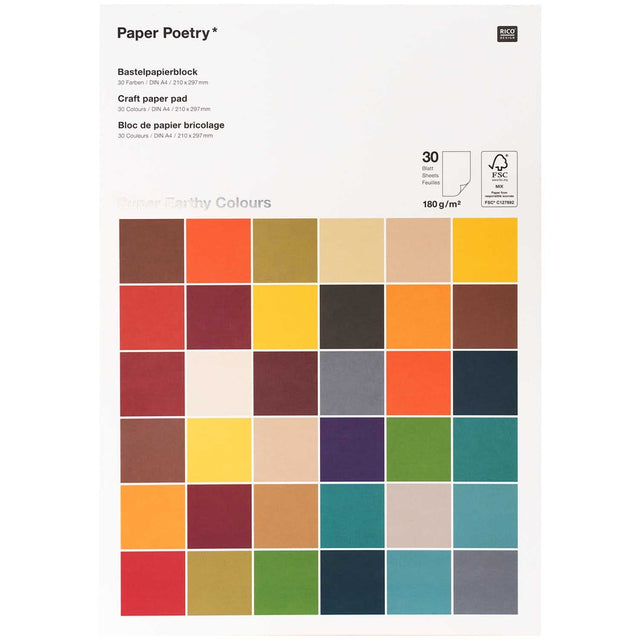 Rico Design DIY Paper Lovers Pad Super Earthy Colours