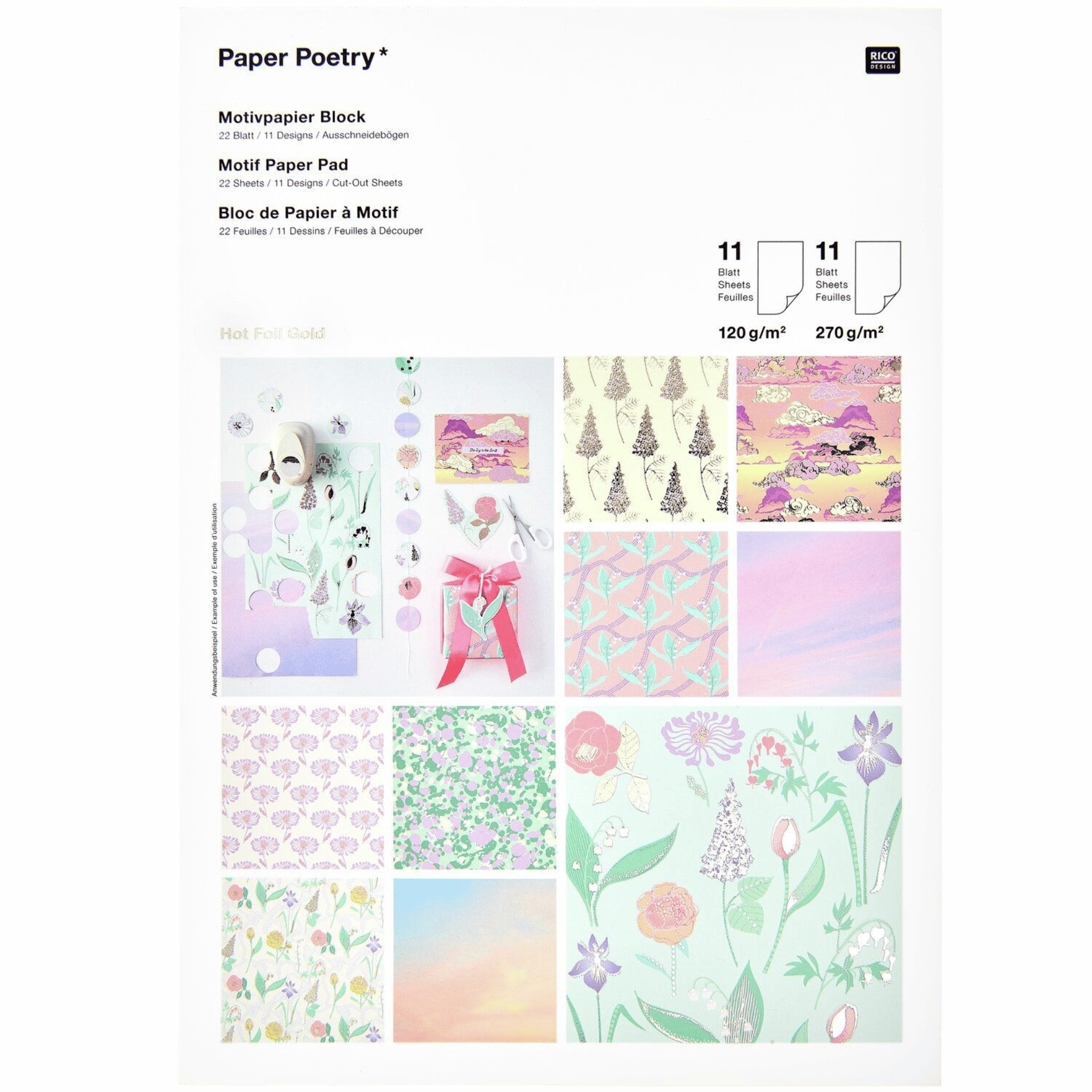 Rico Design DIY Paper Lovers Pad - The Sky is The Limit