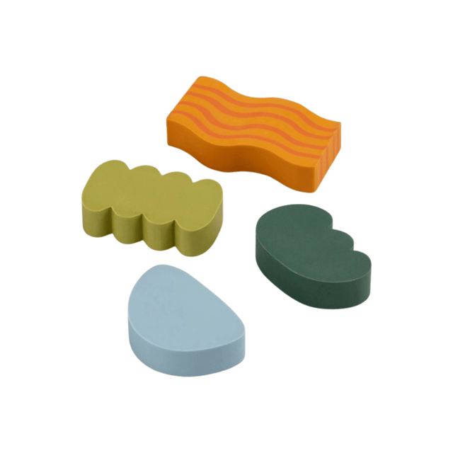 Papier Gomme Set di gomme Curious Shapes