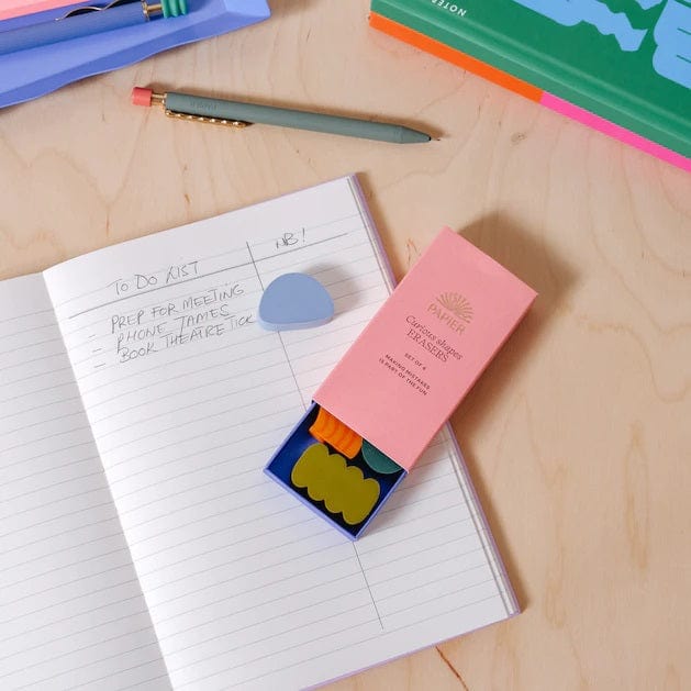 Papier Gomme Set di gomme Curious Shapes