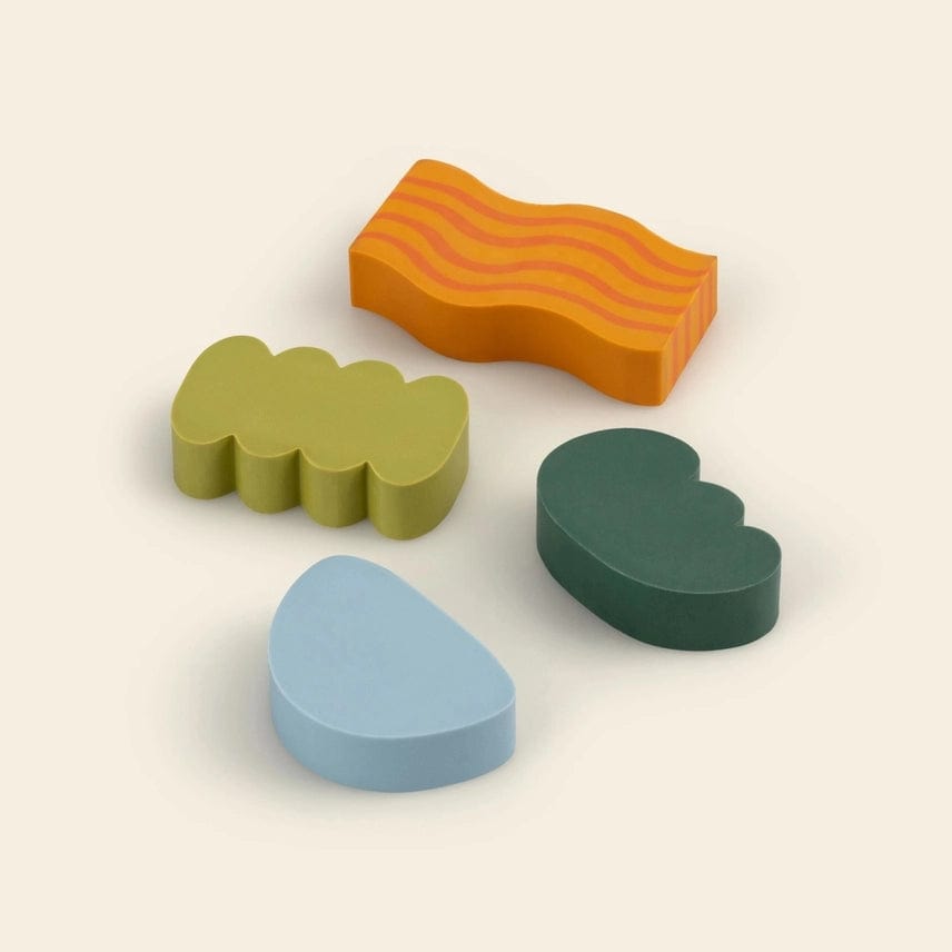Papier Gomme Set di gomme Curious Shapes