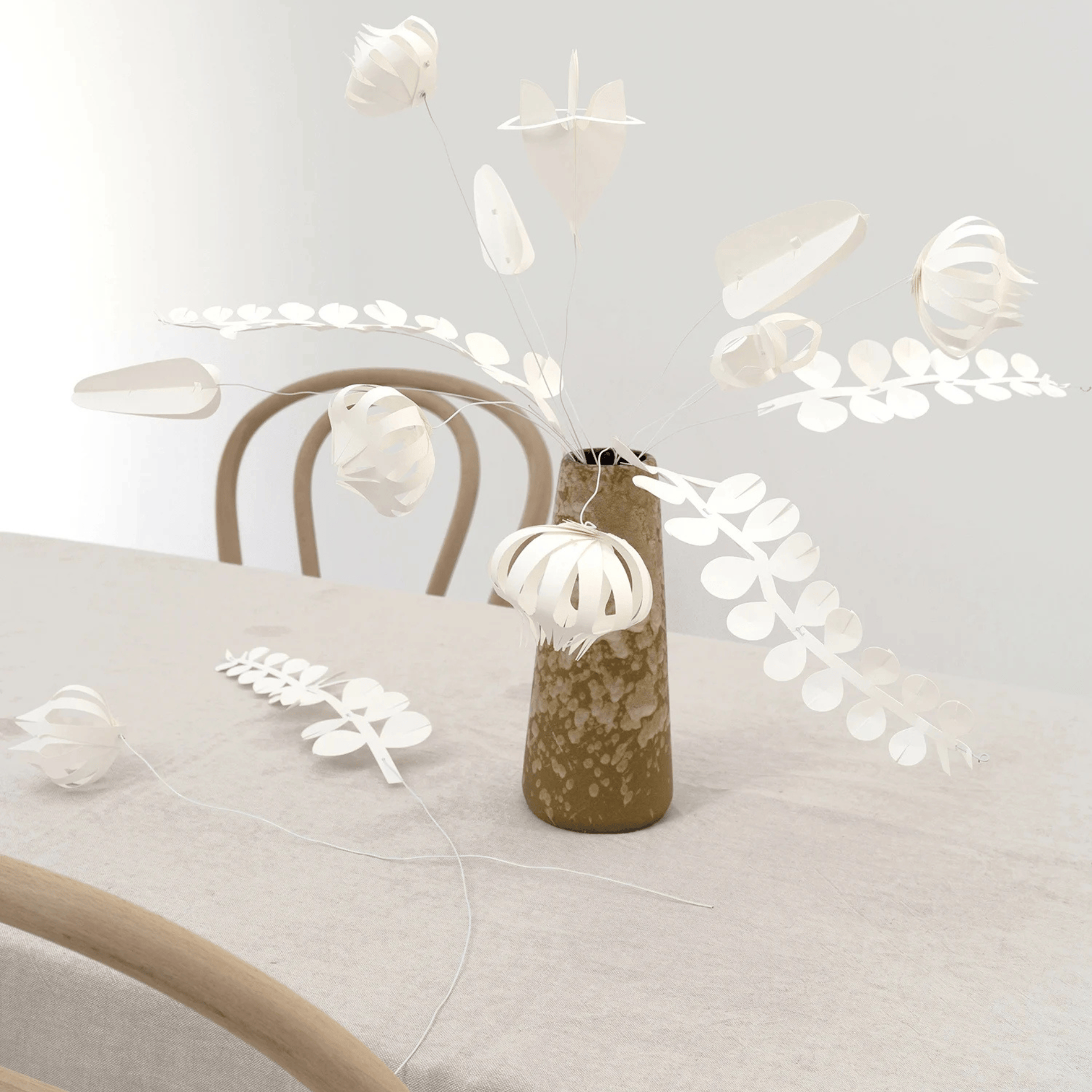 Jurianne Matter Home e accessori FIELD flowers large - White