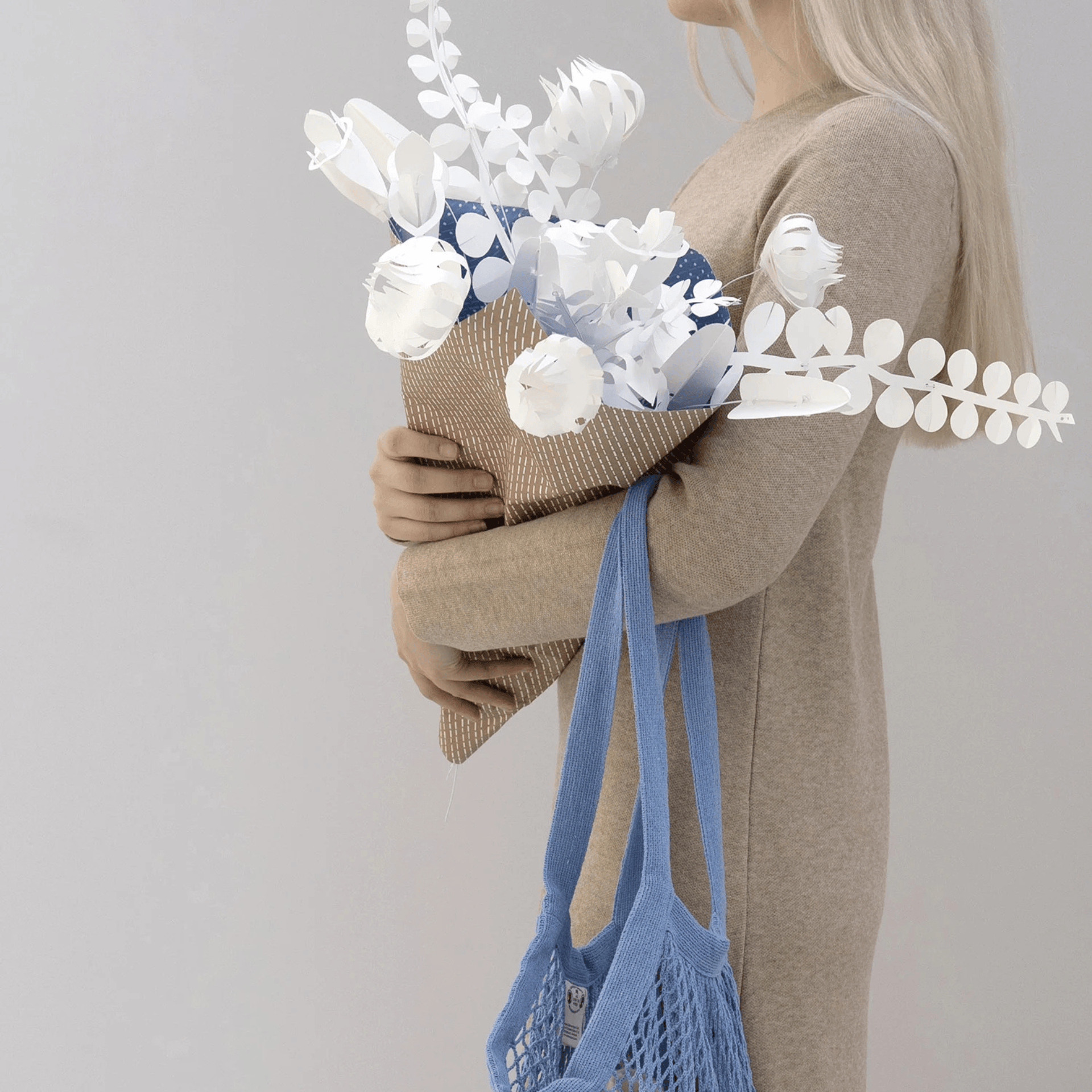 Jurianne Matter Home e accessori FIELD flowers large - White