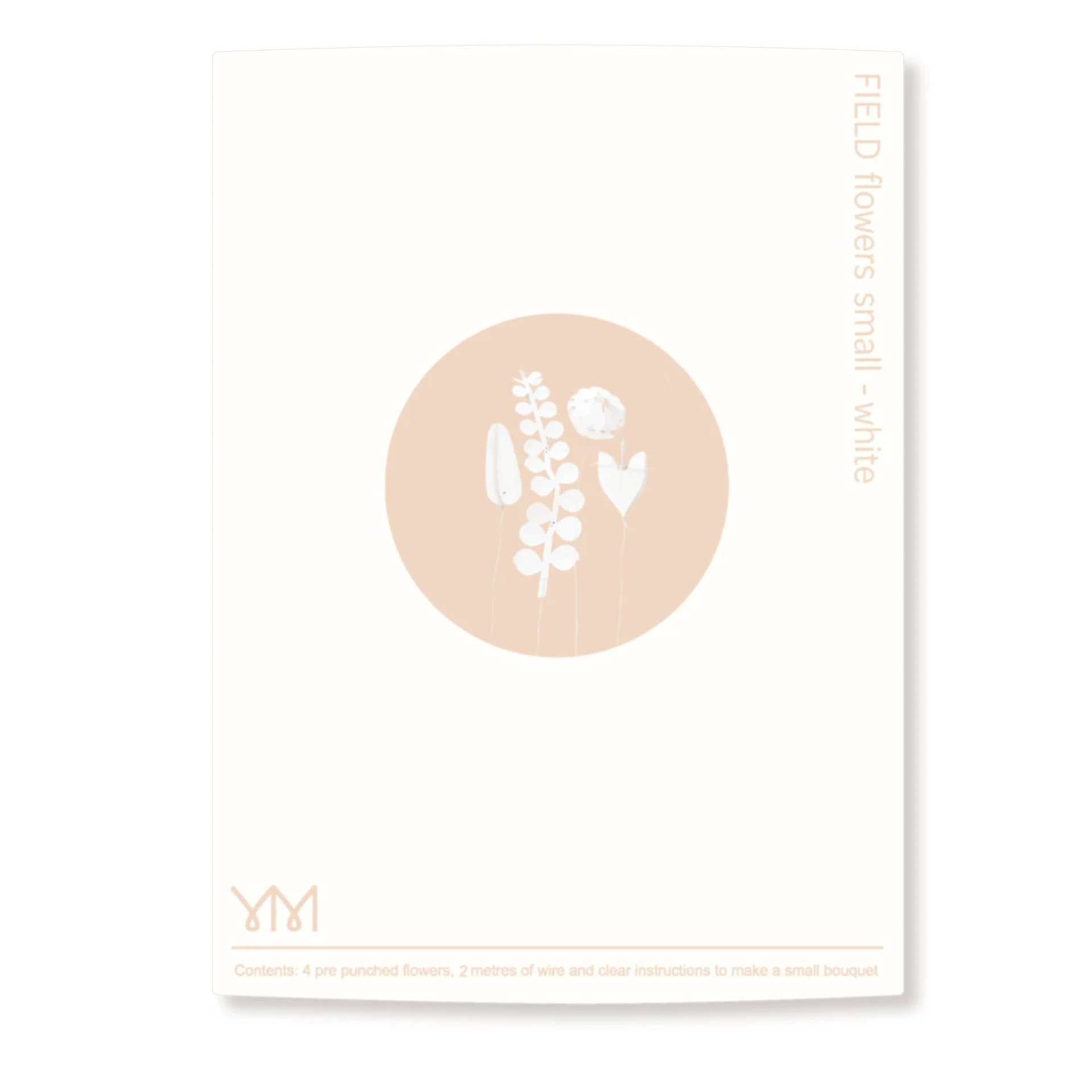 Jurianne Matter Home e accessori FIELD flowers small - White